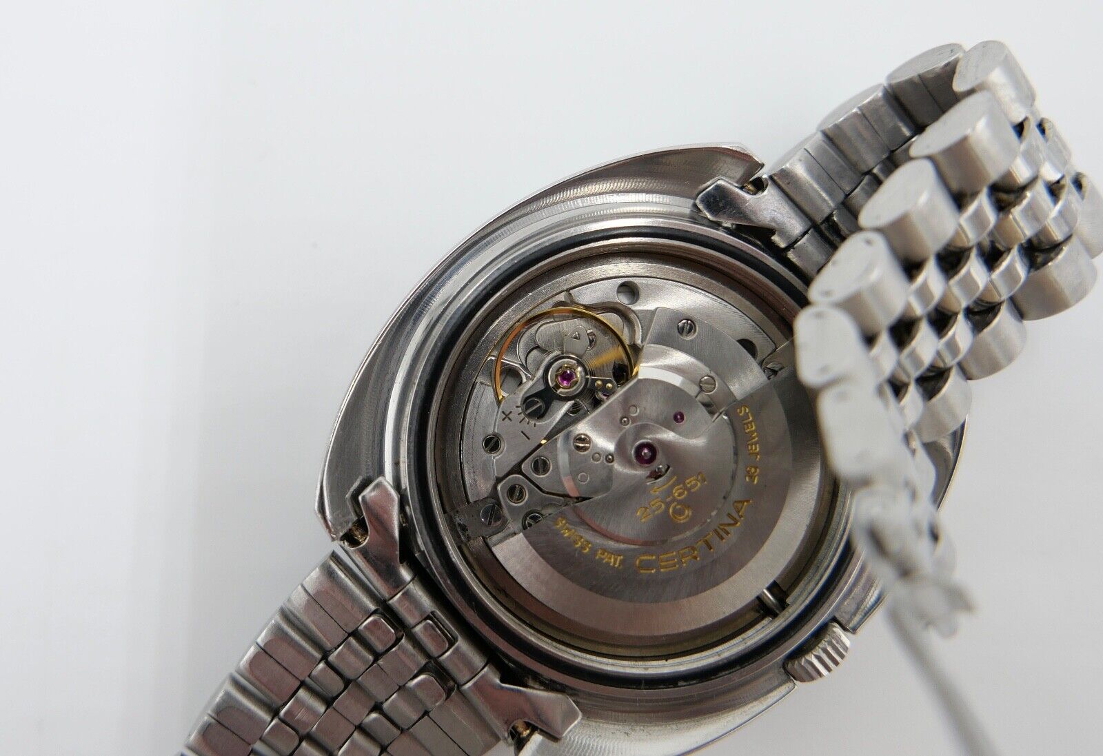 60er Jahre CERTINA blue ribbon Ref. 5801 197 Cal. 25-651 28 Jewels selten rar - Antikhandel-Stuttgart