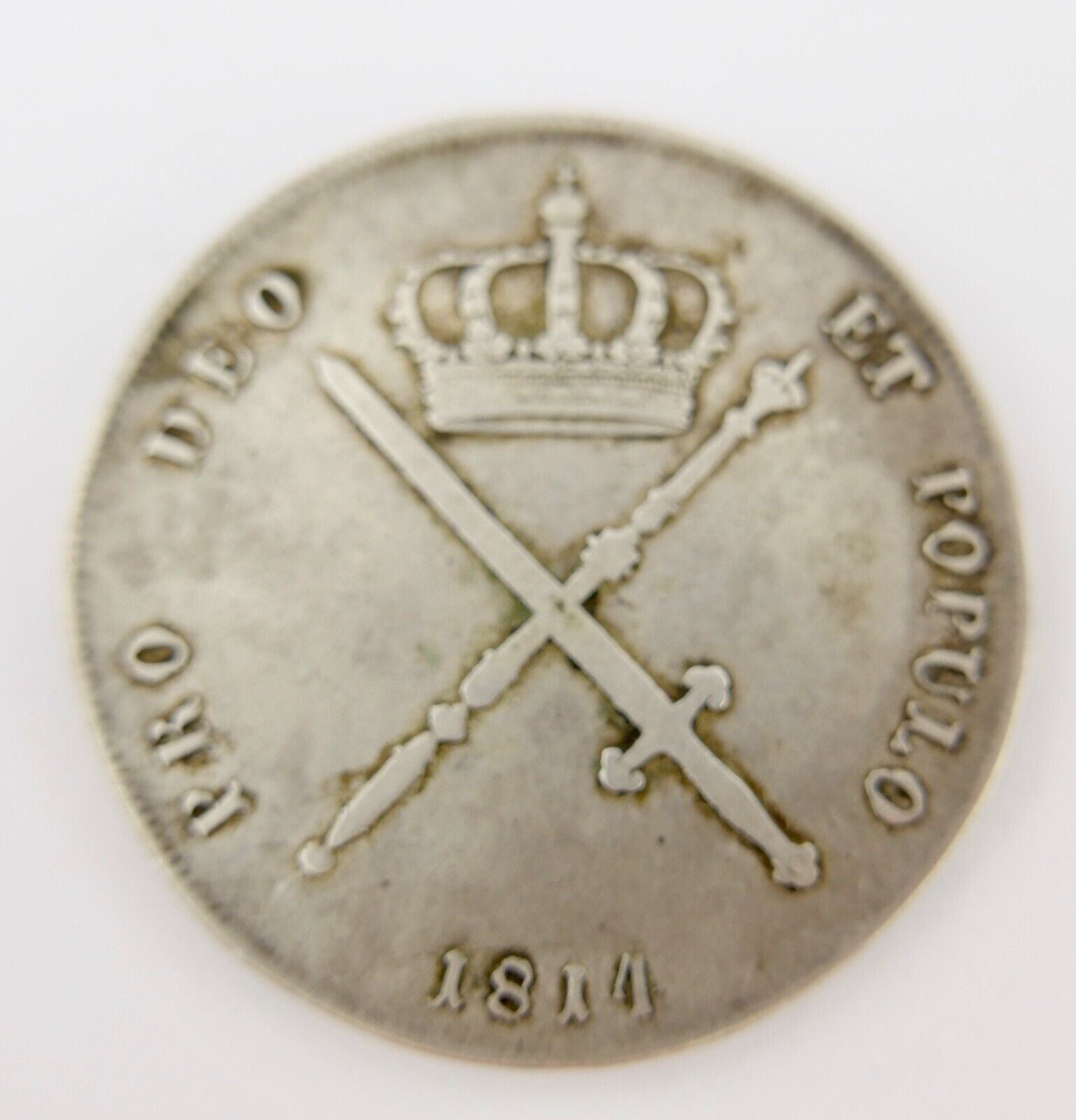 Krontaler 1814 Bayern Maximilian Joseph I 1806-1825 PRO DEO ET POPULO Silber - Antikhandel-Stuttgart