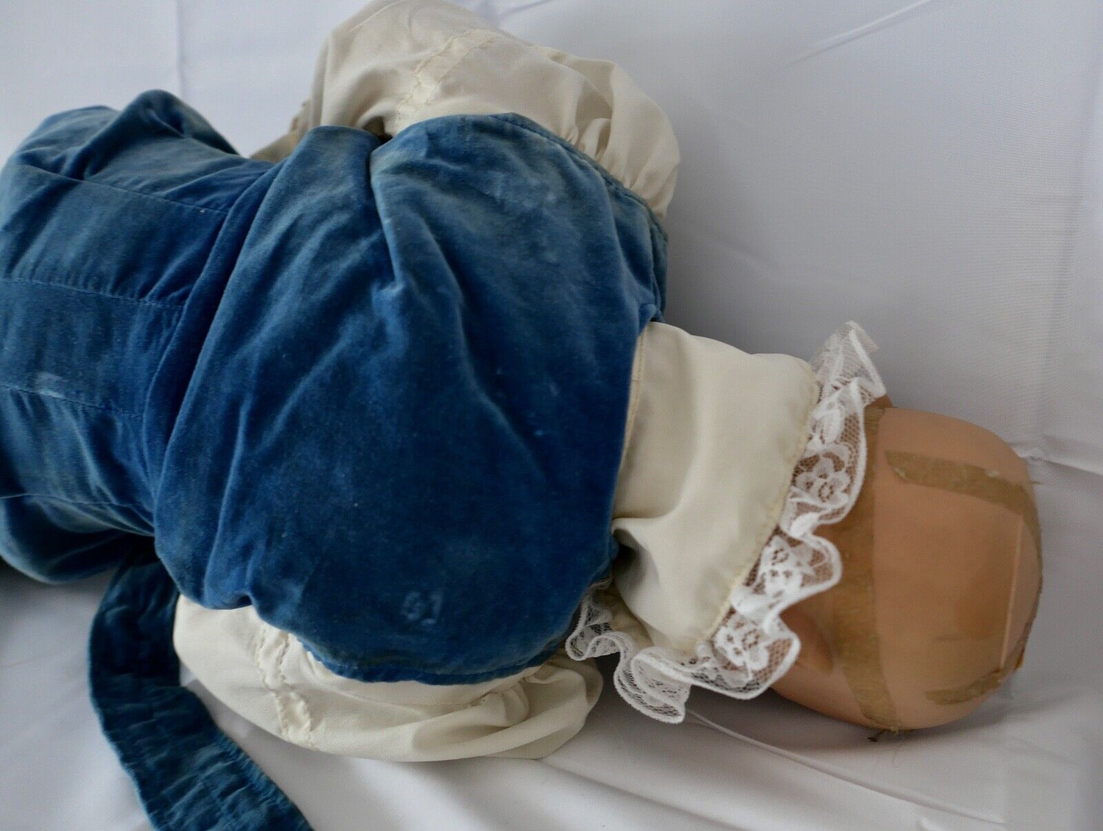 Alte Hildegard Günzel Vinyl Puppe China 75 cm Mädchen ( ALLAN ) - Antikhandel-Stuttgart