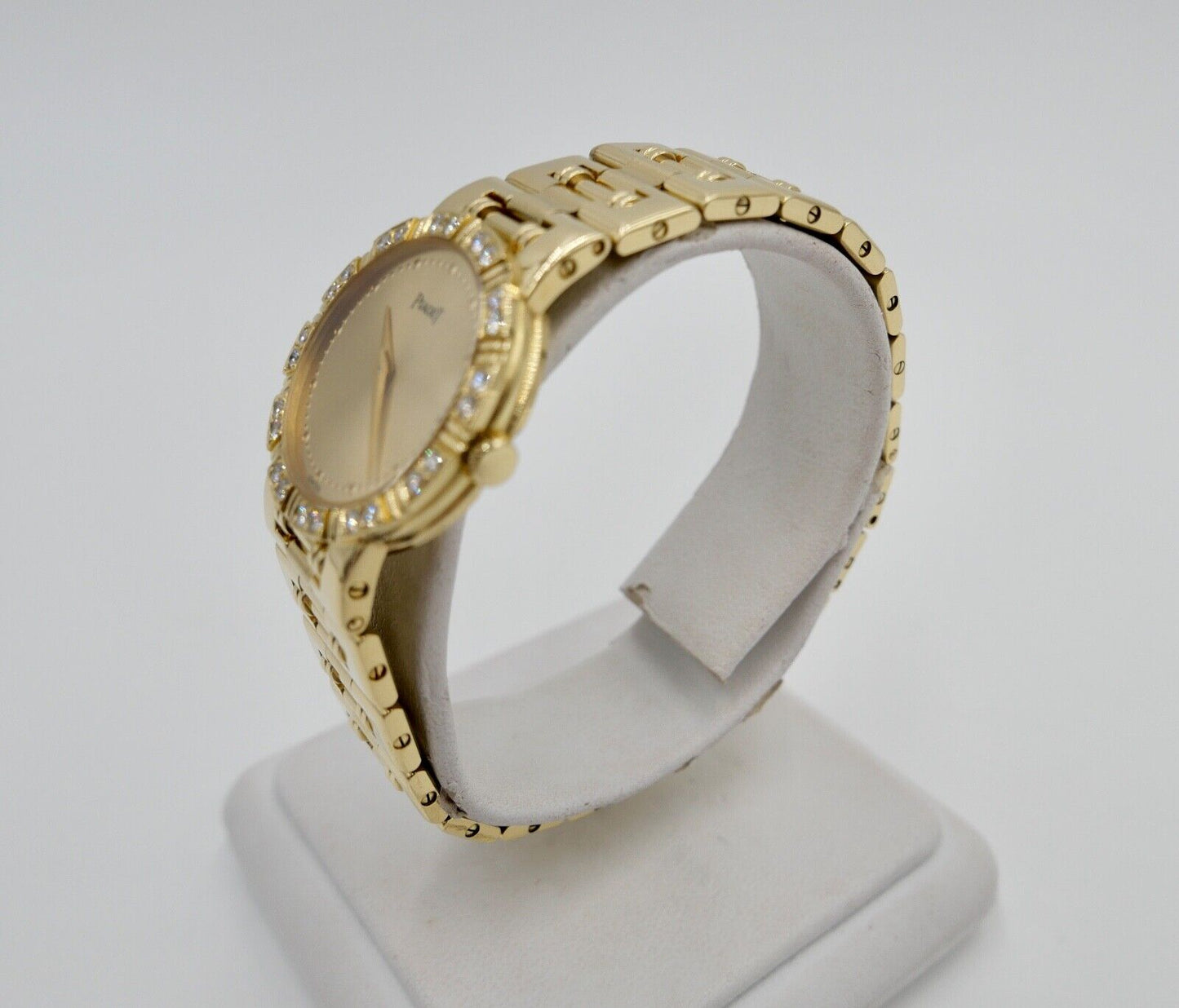 Piaget Dancer Quarz Damenuhr Brillantbesatz 750/18K Lady Ø 23,4 mm Ref. 80564K81 - Antikhandel-Stuttgart