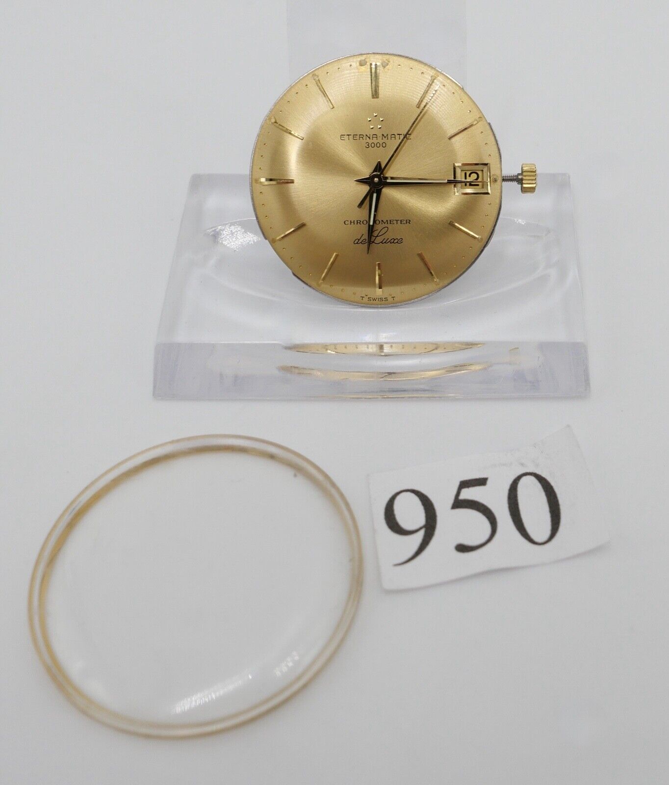 Eterna Matic 3000 Deluxe 1504K Automatic Chronometer Uhrwerk Zifferblatt Zeiger - Antikhandel-Stuttgart