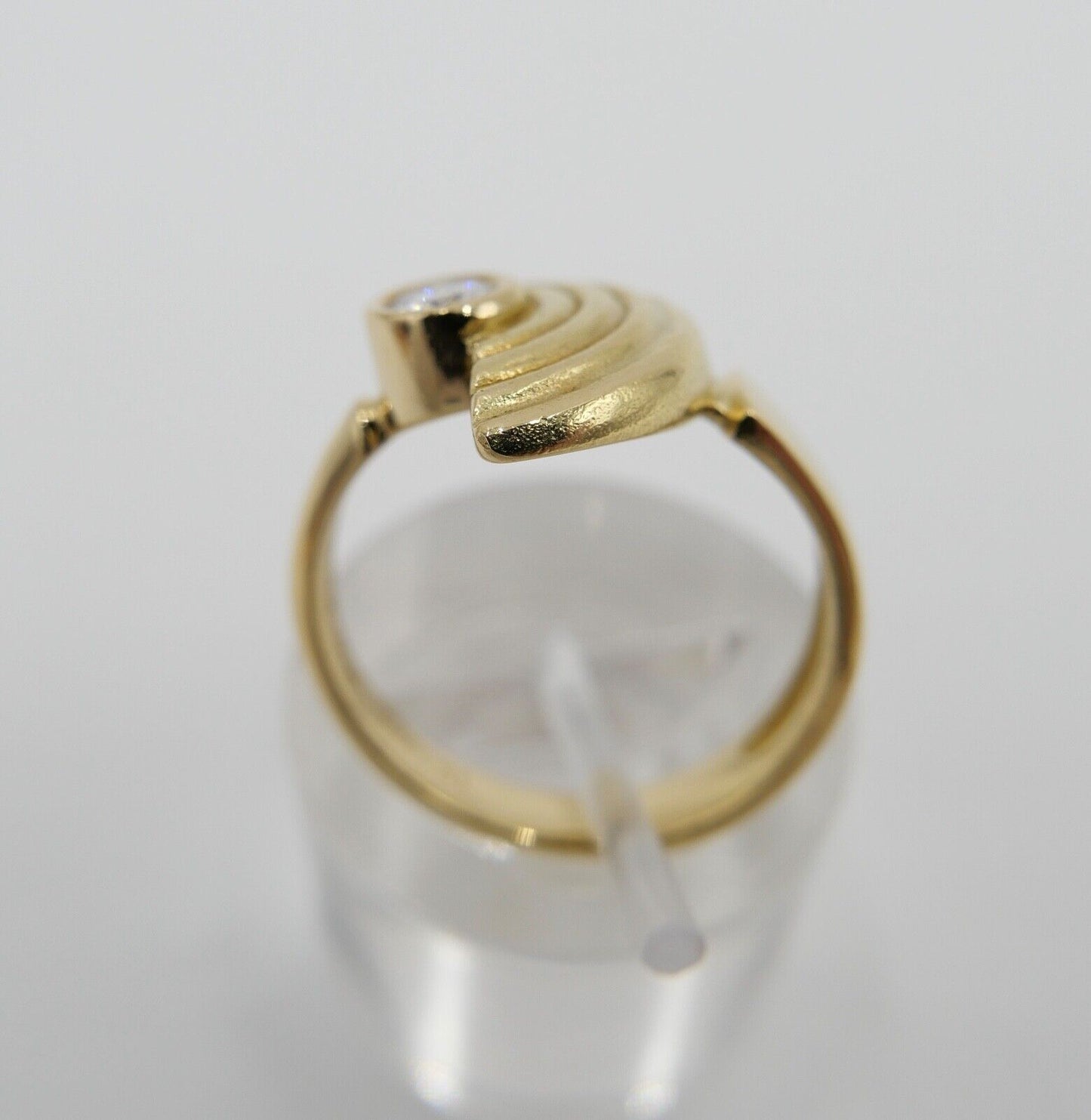 Ring 750 18K Gold Brillant 0,20 Ct ( aus einem Set ) Größe 55 - Antikhandel-Stuttgart