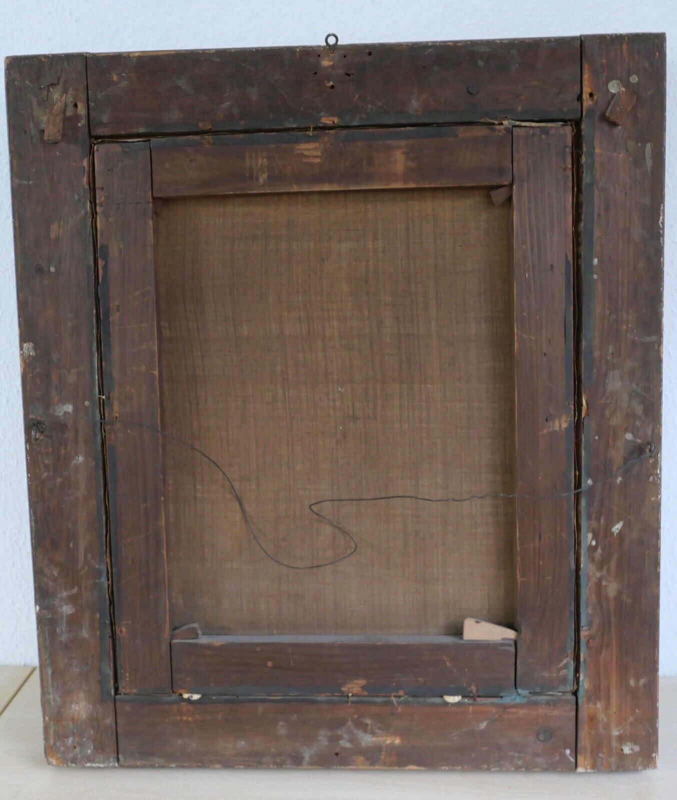 80 x 69 cm Gemälde Biedermeier Herr Portrait Mann Öl auf Leinwand Goldrahmen - Antikhandel-Stuttgart