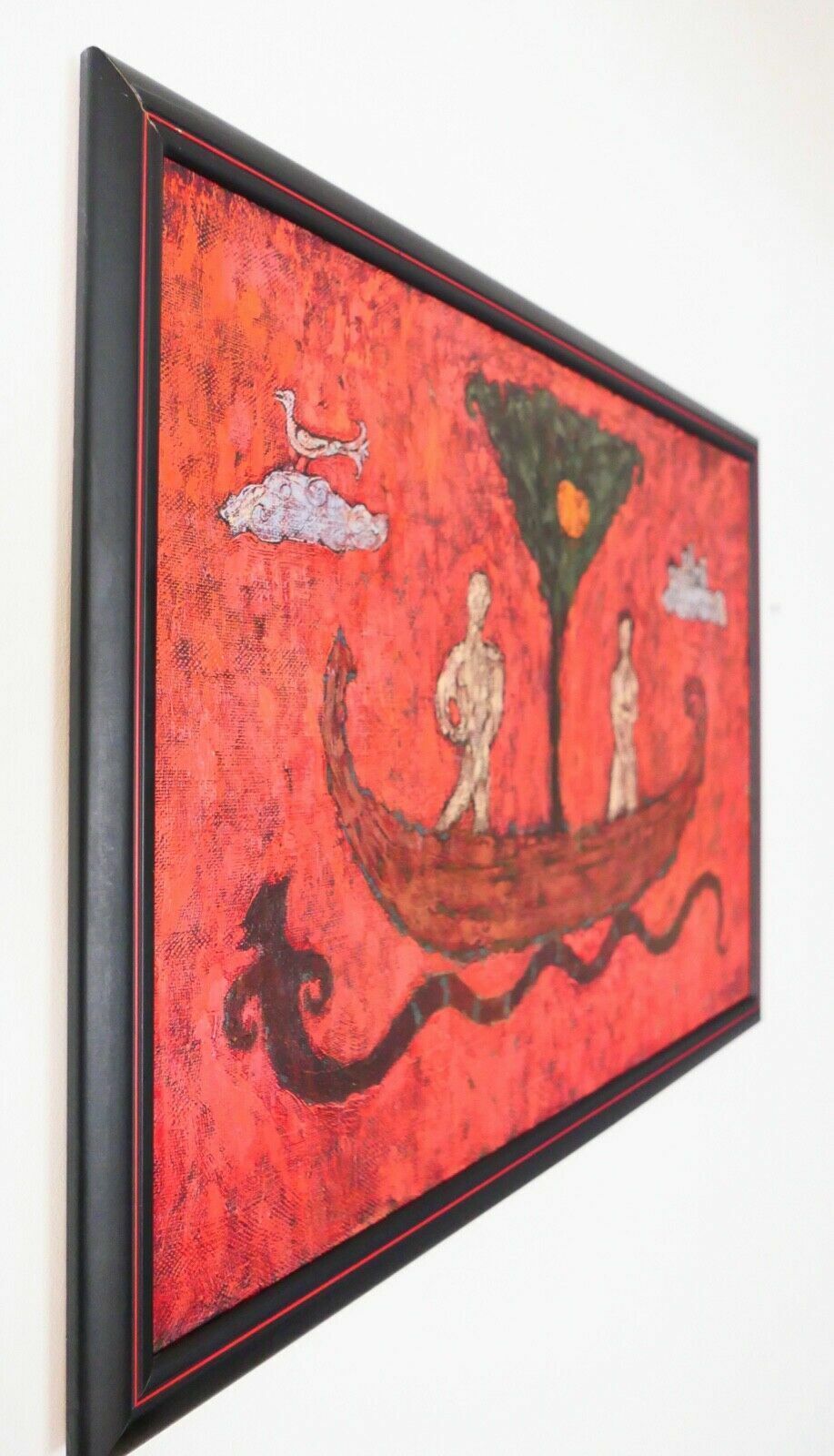 D. Muratow Muratov Adam und Eva Bild Gemälde Kunst Öl auf Leinwand - Antikhandel-Stuttgart