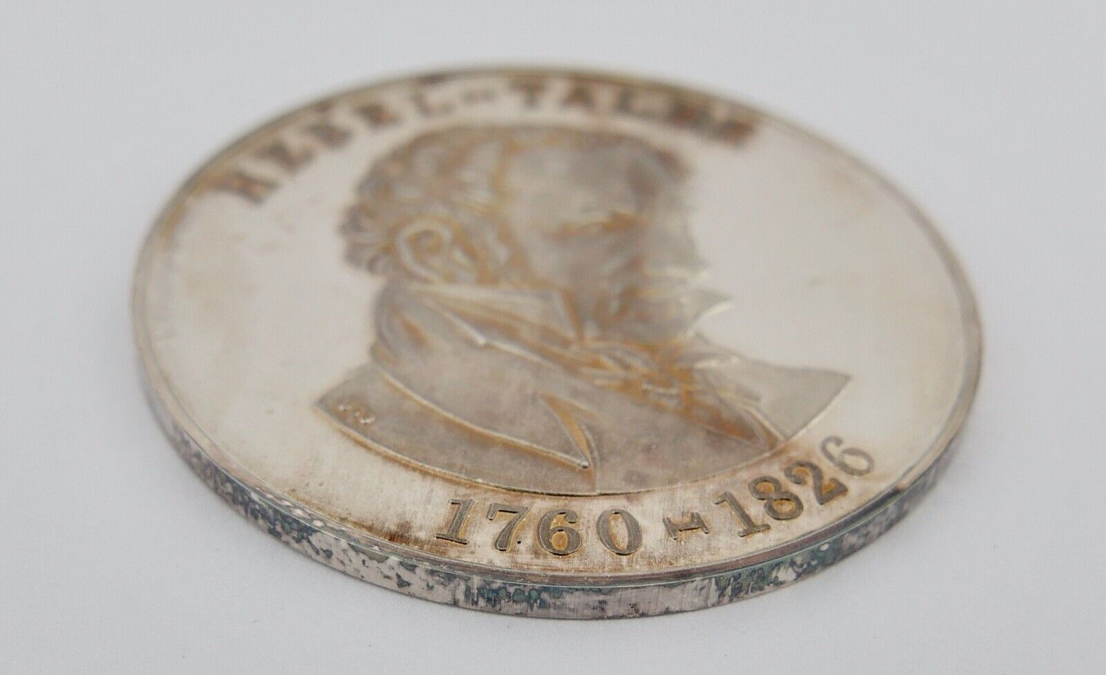 Medaille 1985 Hebel Taler 225. Geburtstag 1760-1826 Johann Peter Hebel 999er PP - Antikhandel-Stuttgart