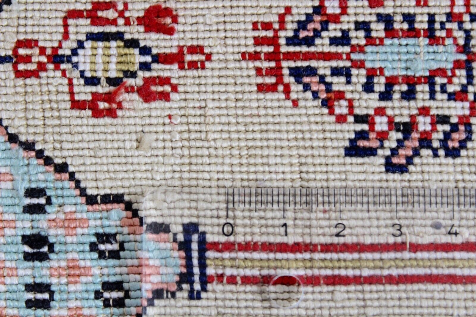 Ghom Orientteppich Perserteppich Seide Handgeknüpft 127x78 cm Knoten Silk - Antikhandel-Stuttgart