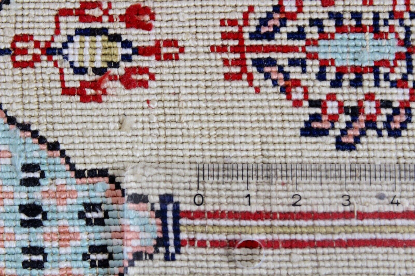 Ghom Orientteppich Perserteppich Seide Handgeknüpft 127x78 cm Knoten Silk - Antikhandel-Stuttgart