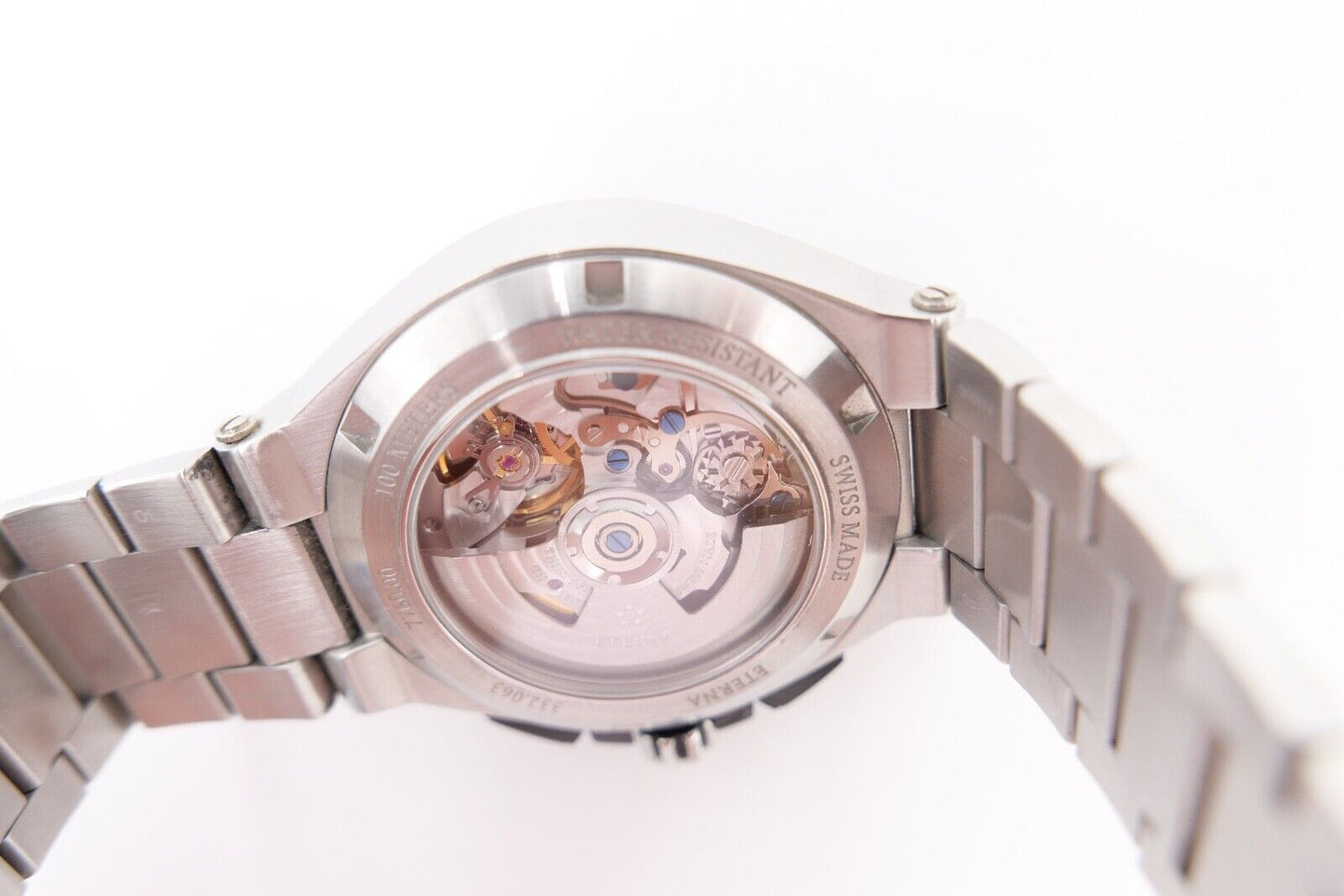 Eterna Royal KonTiki Chronograph GMT 45mm 7760.00 aus 2019 Edelstahl FULL SET - Antikhandel-Stuttgart