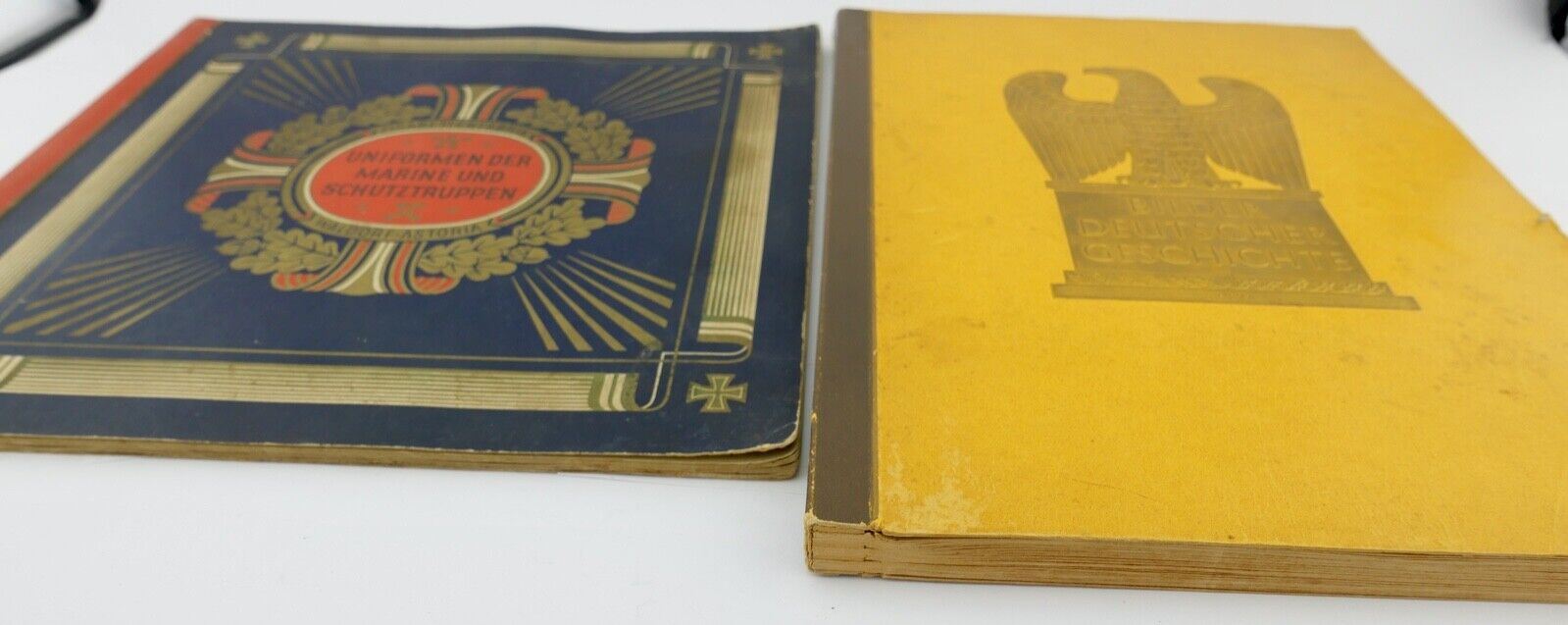 2x Alben Uniformen der Marine und Schutztruppen & Bilder Deutscher Geschichte - Antikhandel-Stuttgart