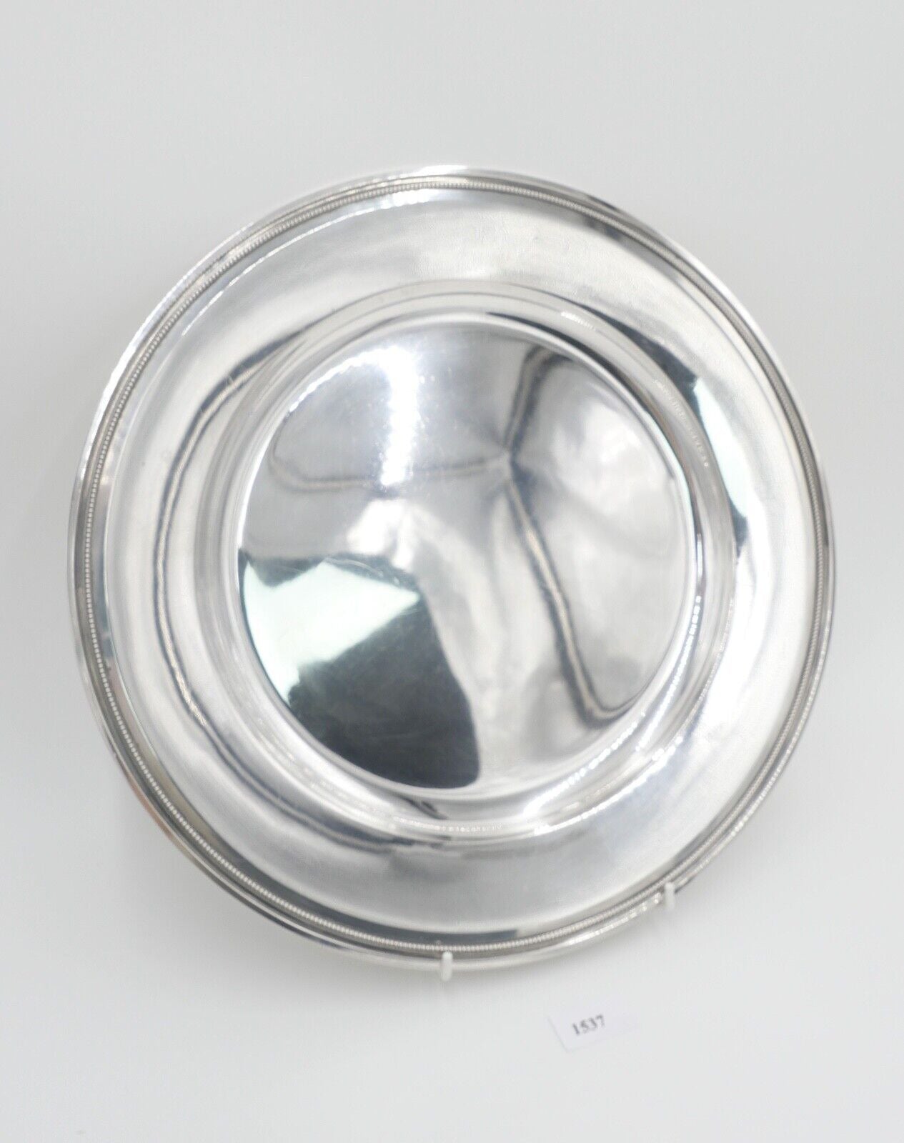 Servierplatte Johannes Siggaard Beschaumeister 826 Silber um 1940 L. Berth 1000g - Antikhandel-Stuttgart