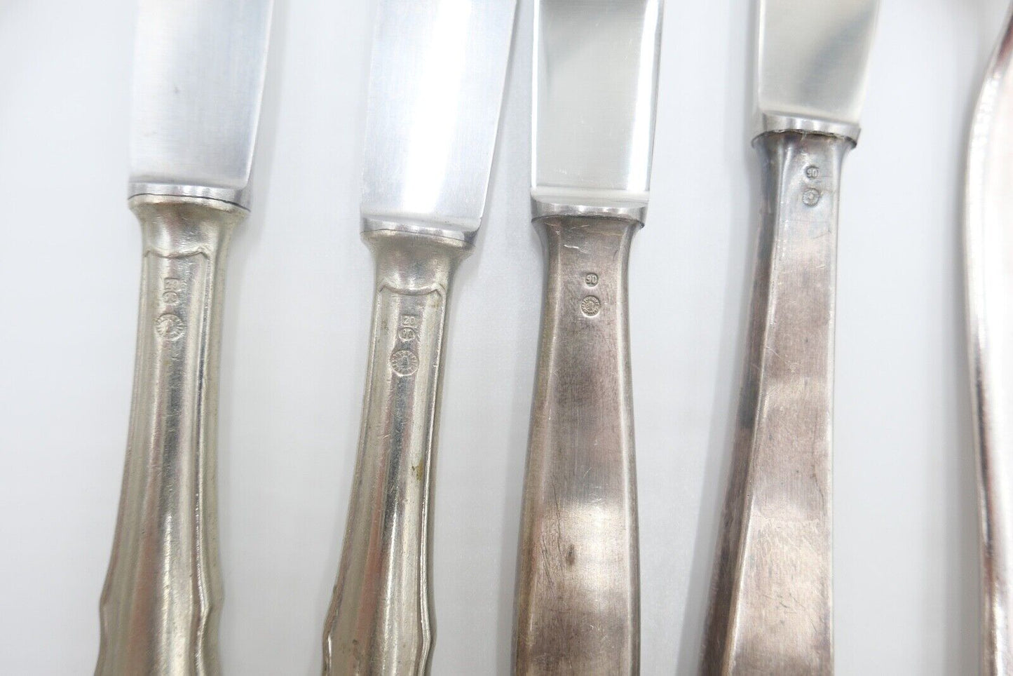 27 Teile Posten Berndorf Besteck diverse Modelle 90er Silber Löffel Gabel Messer - Antikhandel-Stuttgart