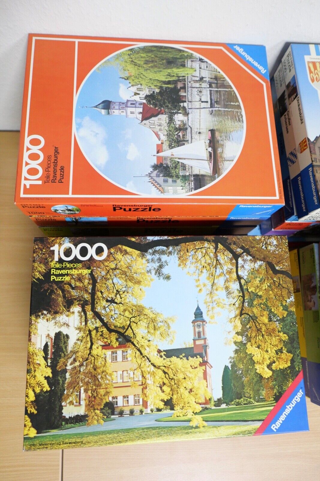 Posten / Konvolut alter RAVENSBURGER Puzzle 19 Stück vollständig (auch einzeln) - Antikhandel-Stuttgart