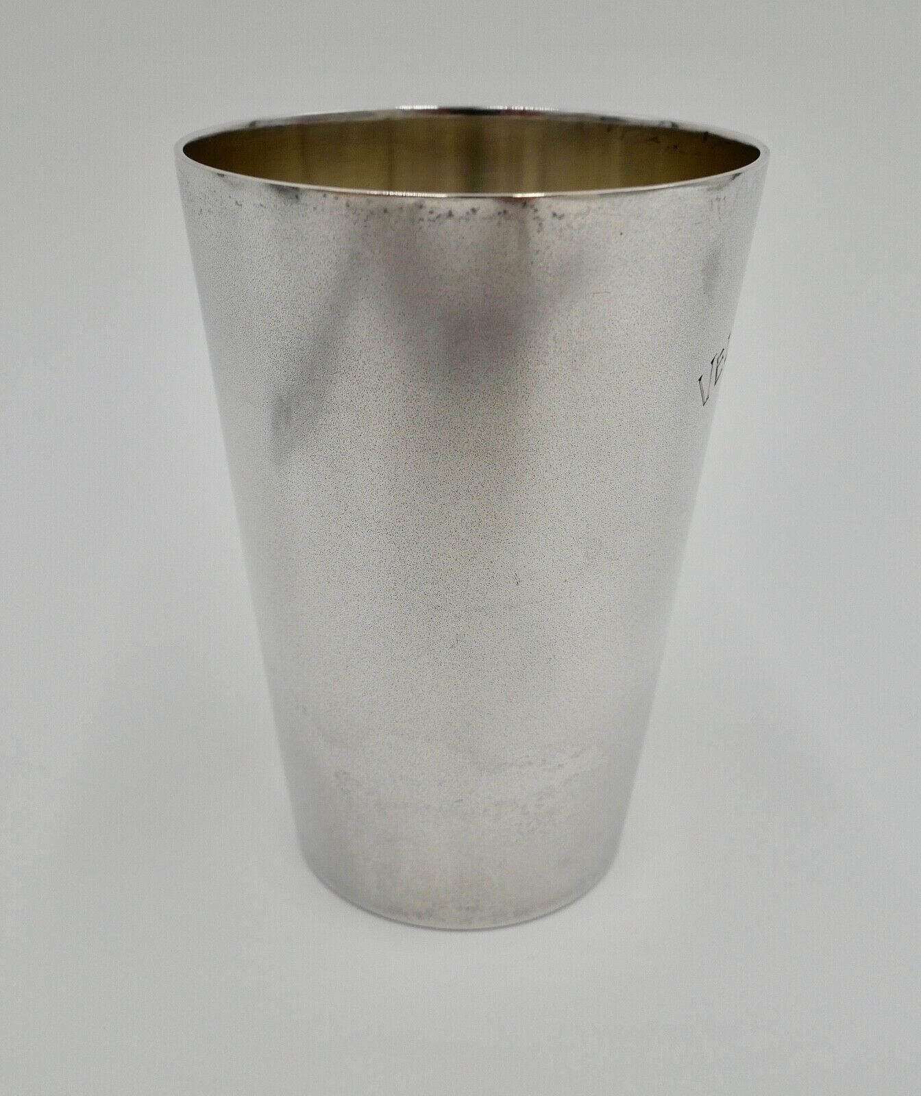 " VELO CLUB " ST. GALLEN 1883-1908 Becher 800 Silber Trinkbecher vergoldet LN - Antikhandel-Stuttgart