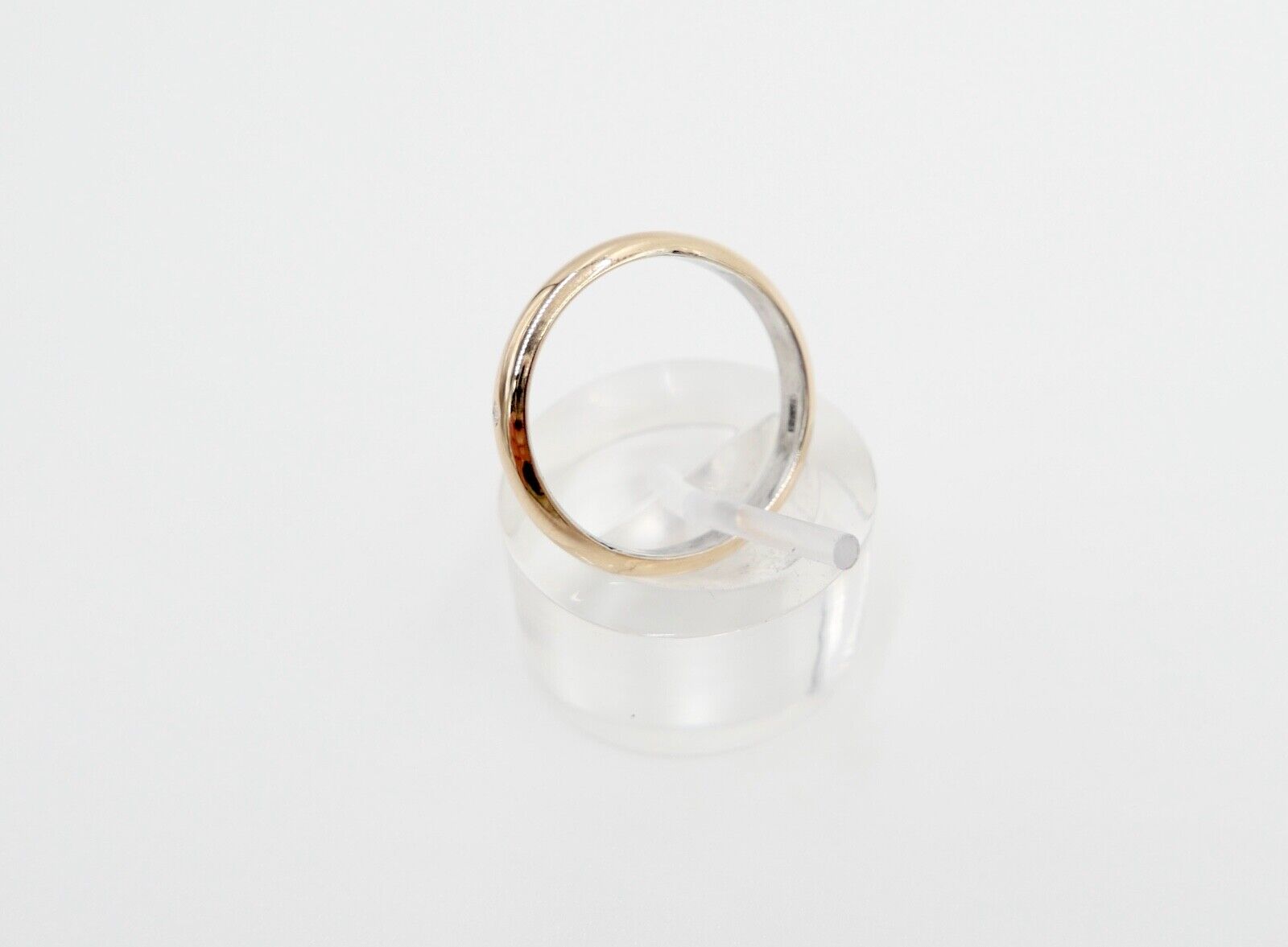 Ehering Verlobungsring Bicolor AeTernitas Gold 750 / 18K & innen Silber Gr. 56 - Antikhandel-Stuttgart