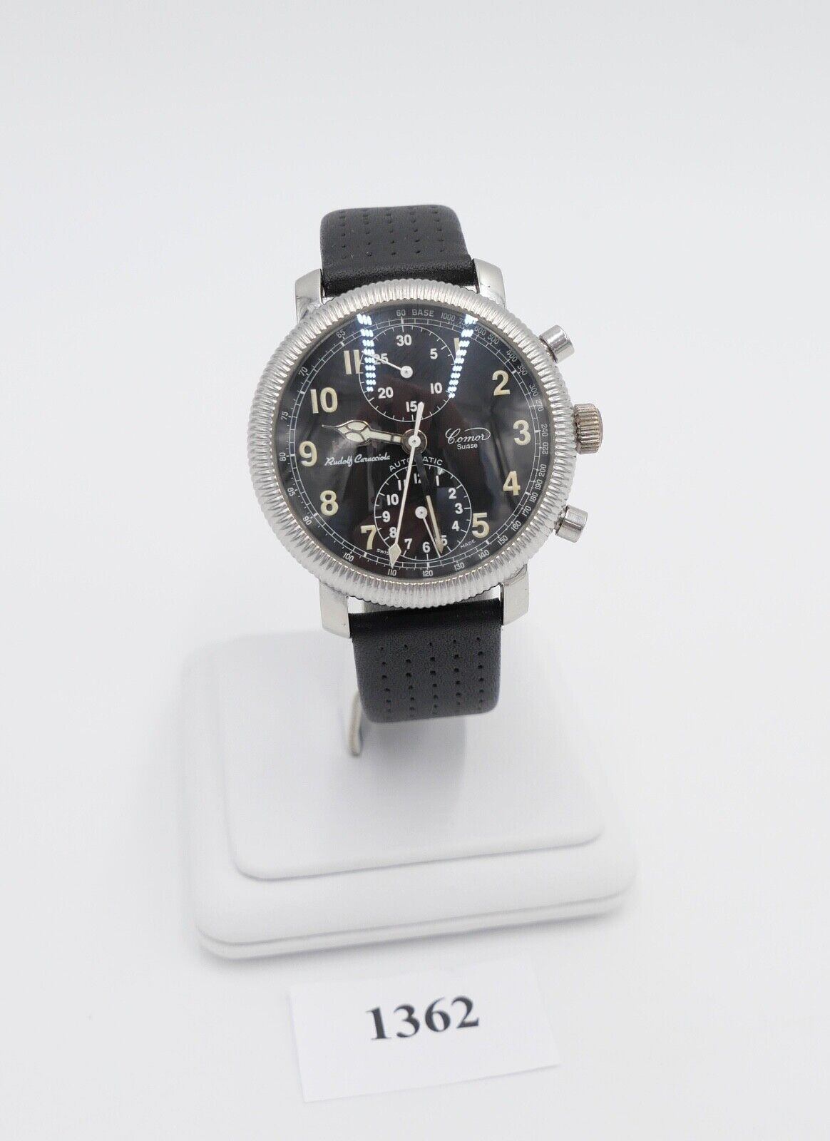 1990er Jahre COMOR limitierte Auflage Chronograph Rudolf Caracciola Cal. 7750 - Antikhandel-Stuttgart
