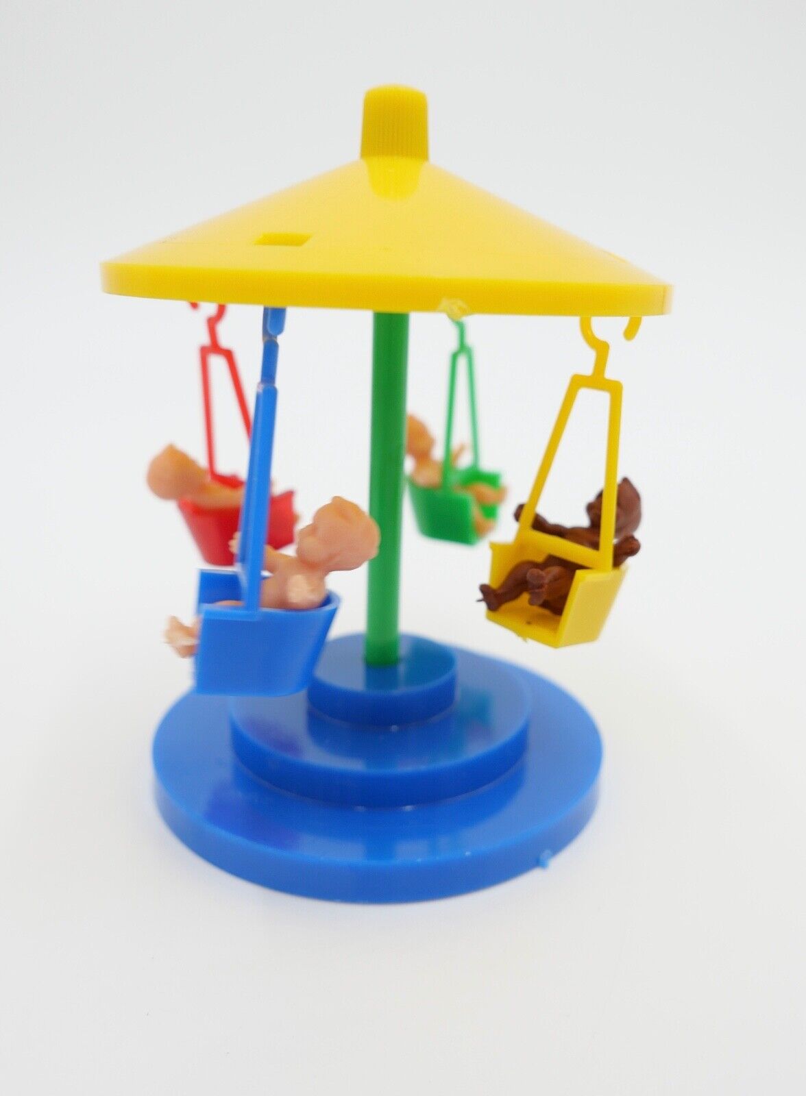 Altes Kettenkarussell old toy Ø: 6,5cm BREBA WEST GERMANY NEU 50/60er OVP - Antikhandel-Stuttgart