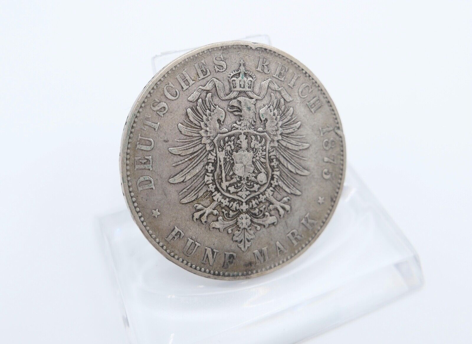 5 Mark 1875 G Jäger J.27 Baden Großherzog Friedrich I. s-ss schön - sehr schön - Antikhandel-Stuttgart