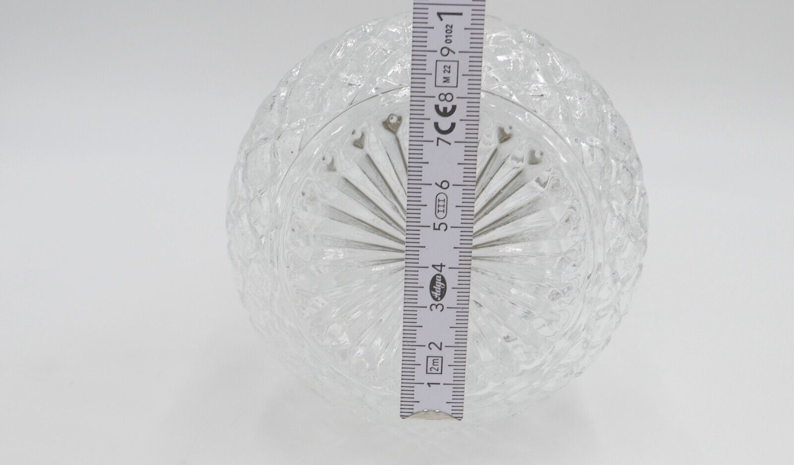 Karaffe E.P. Zinc / Zink versilbert Diamond cut Glass made in England - Antikhandel-Stuttgart