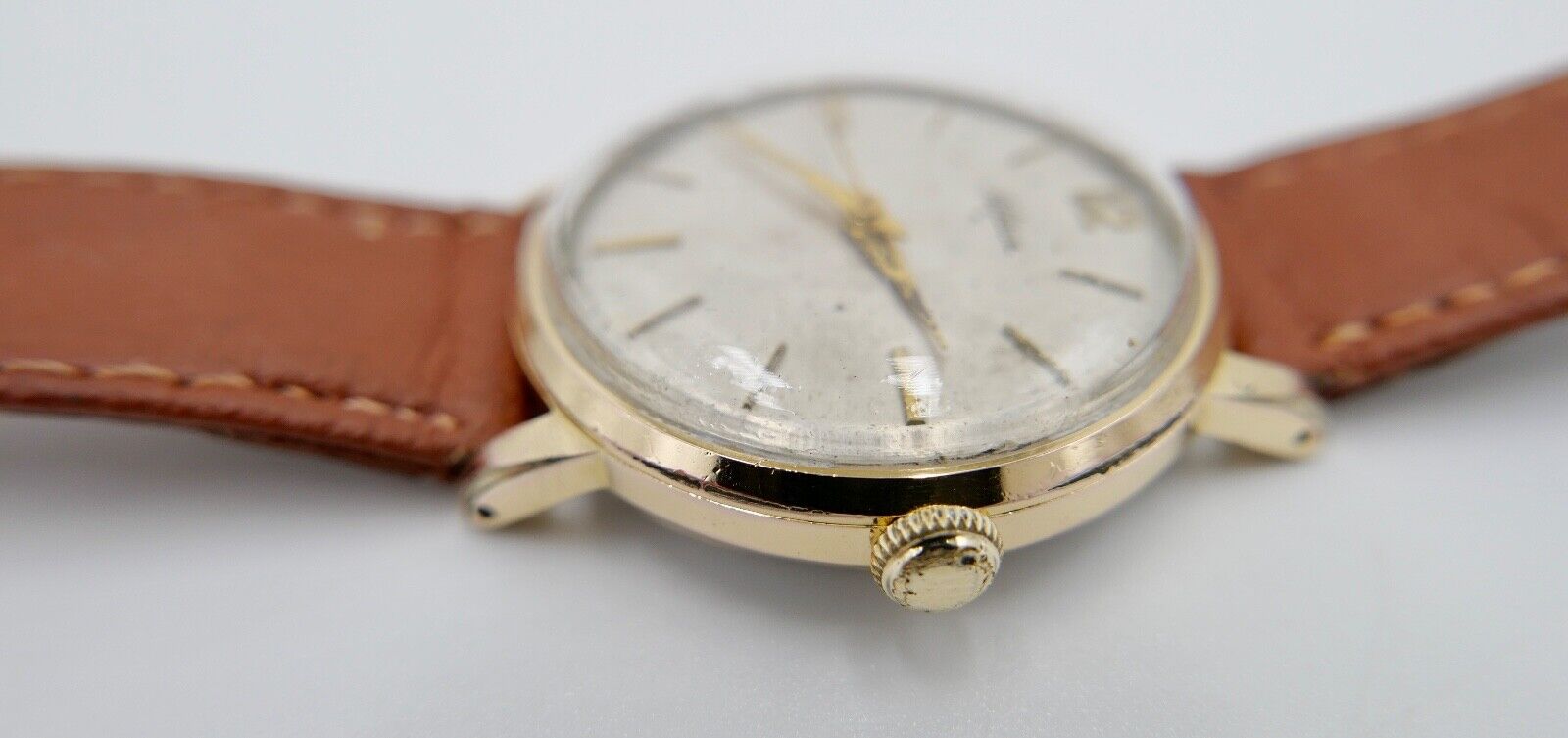 ALPINA STANDARD Cal. 598E Herren Armbanduhr vergoldet 1960er Vintage - Antikhandel-Stuttgart