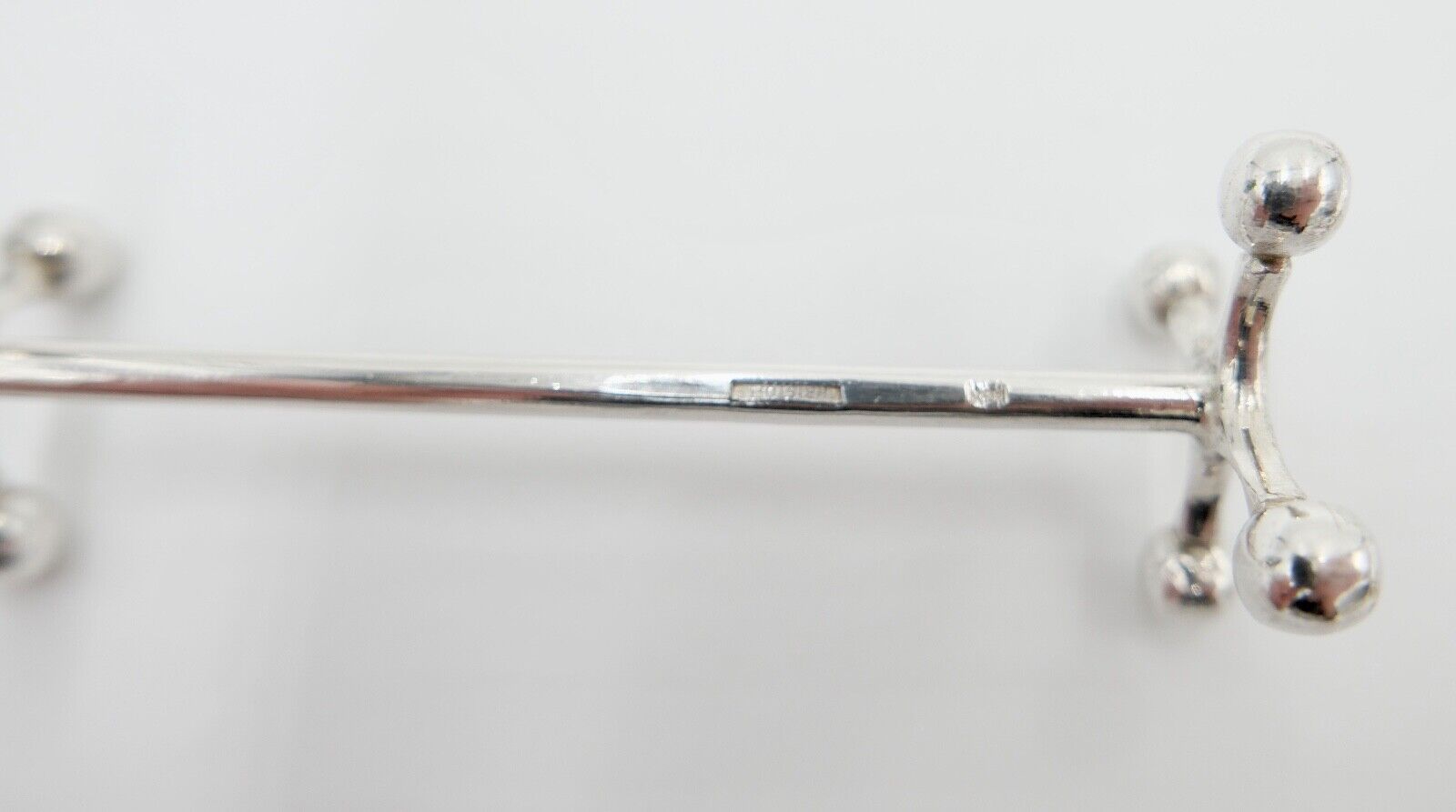 3x Messerhalter Besteck Halter Christofle Kugelkopf Versilbert FRANCE - Antikhandel-Stuttgart