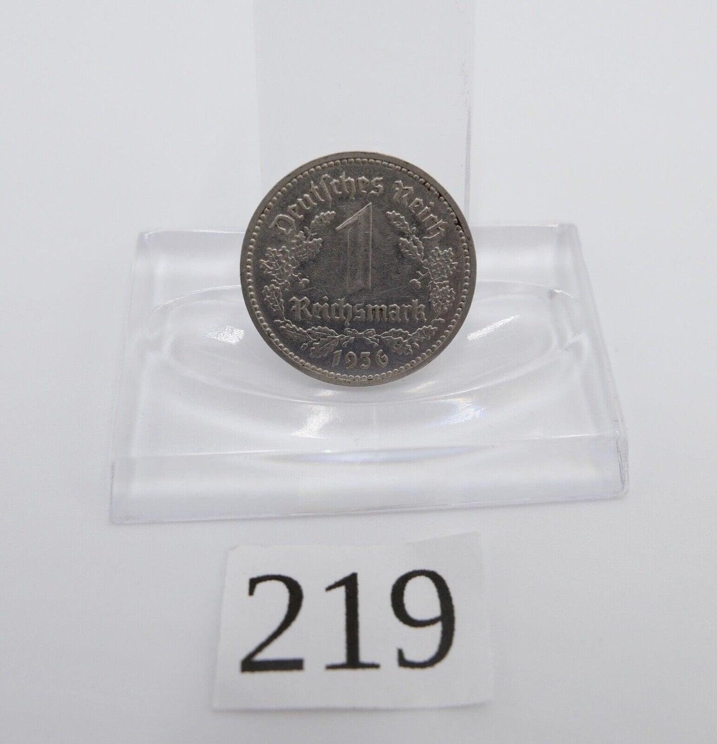 1 Mark 1936 J Jäger 354 Mark Reichsmark Drittes Reich - Antikhandel-Stuttgart