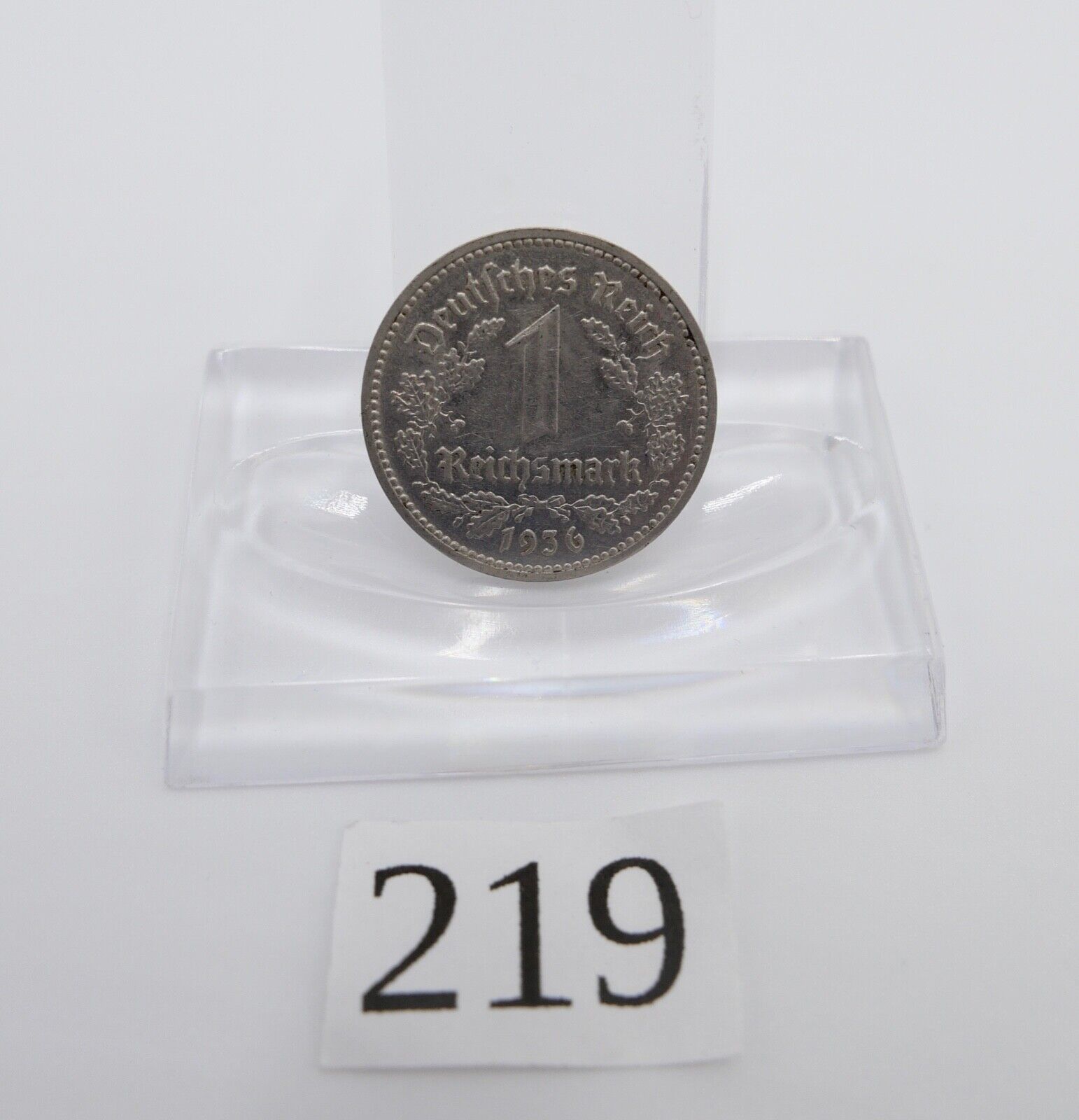 1 Mark 1936 J Jäger 354 Mark Reichsmark Drittes Reich - Antikhandel-Stuttgart