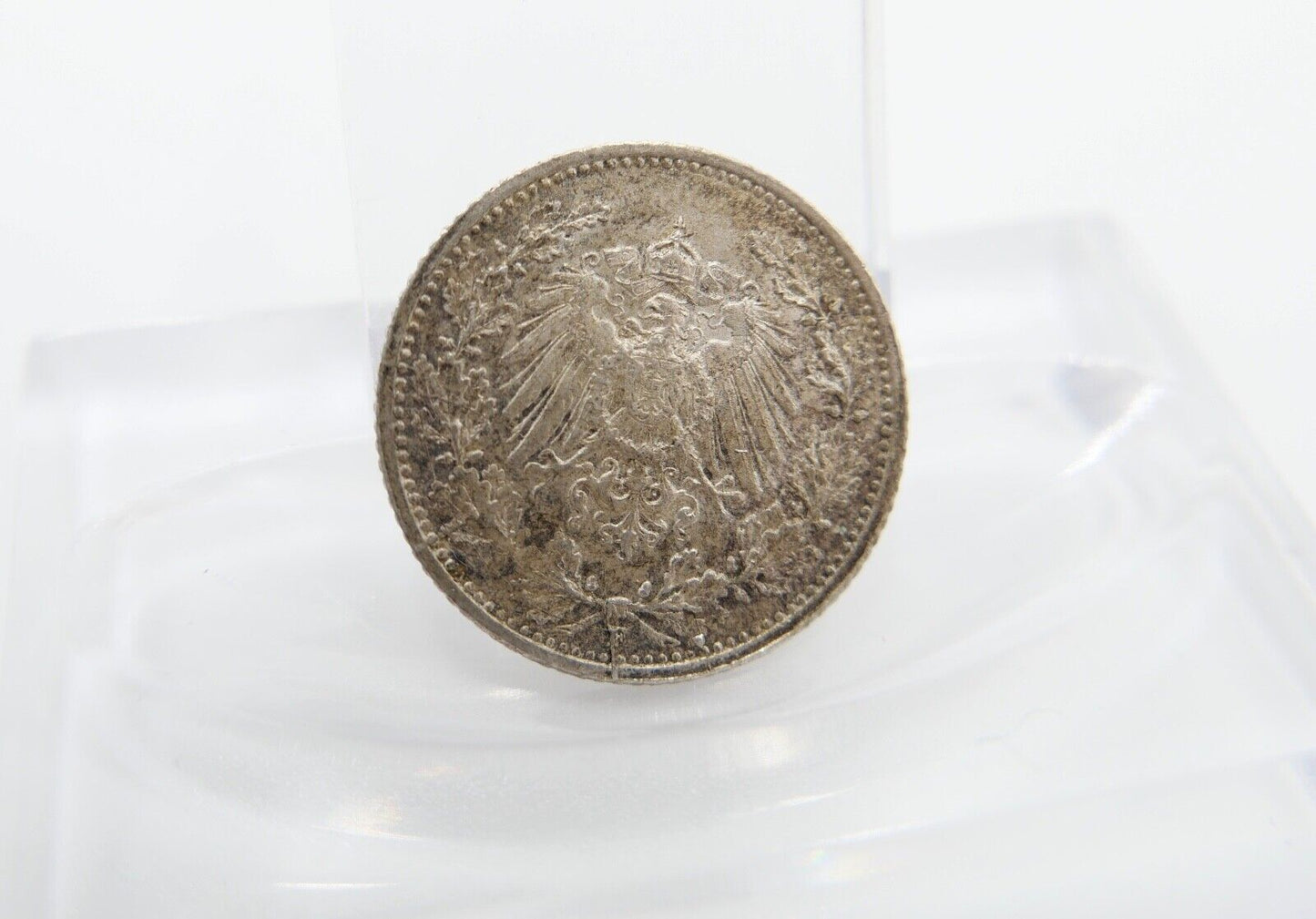 1/2 Mark Kaiserreich 1915 F FEHLPRÄGUNG Silber Jäger J.16 VZ-STG - Antikhandel-Stuttgart