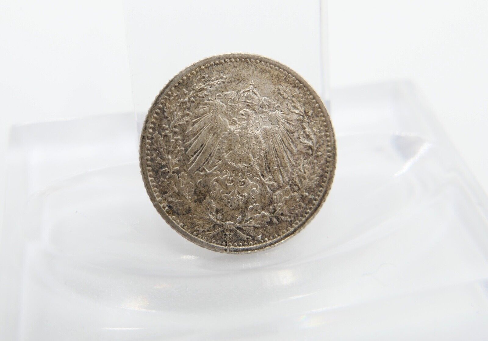 1/2 Mark Kaiserreich 1915 F FEHLPRÄGUNG Silber Jäger J.16 VZ-STG - Antikhandel-Stuttgart