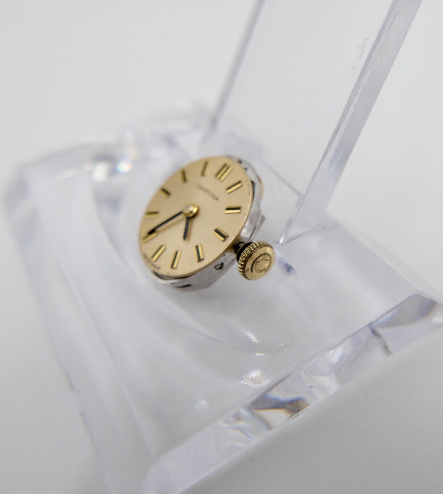 LÄUFT Certina Cal. 13-20 Uhrwerk Ziffernblatt Zeiger Krone voll funktionsfähig - Antikhandel-Stuttgart