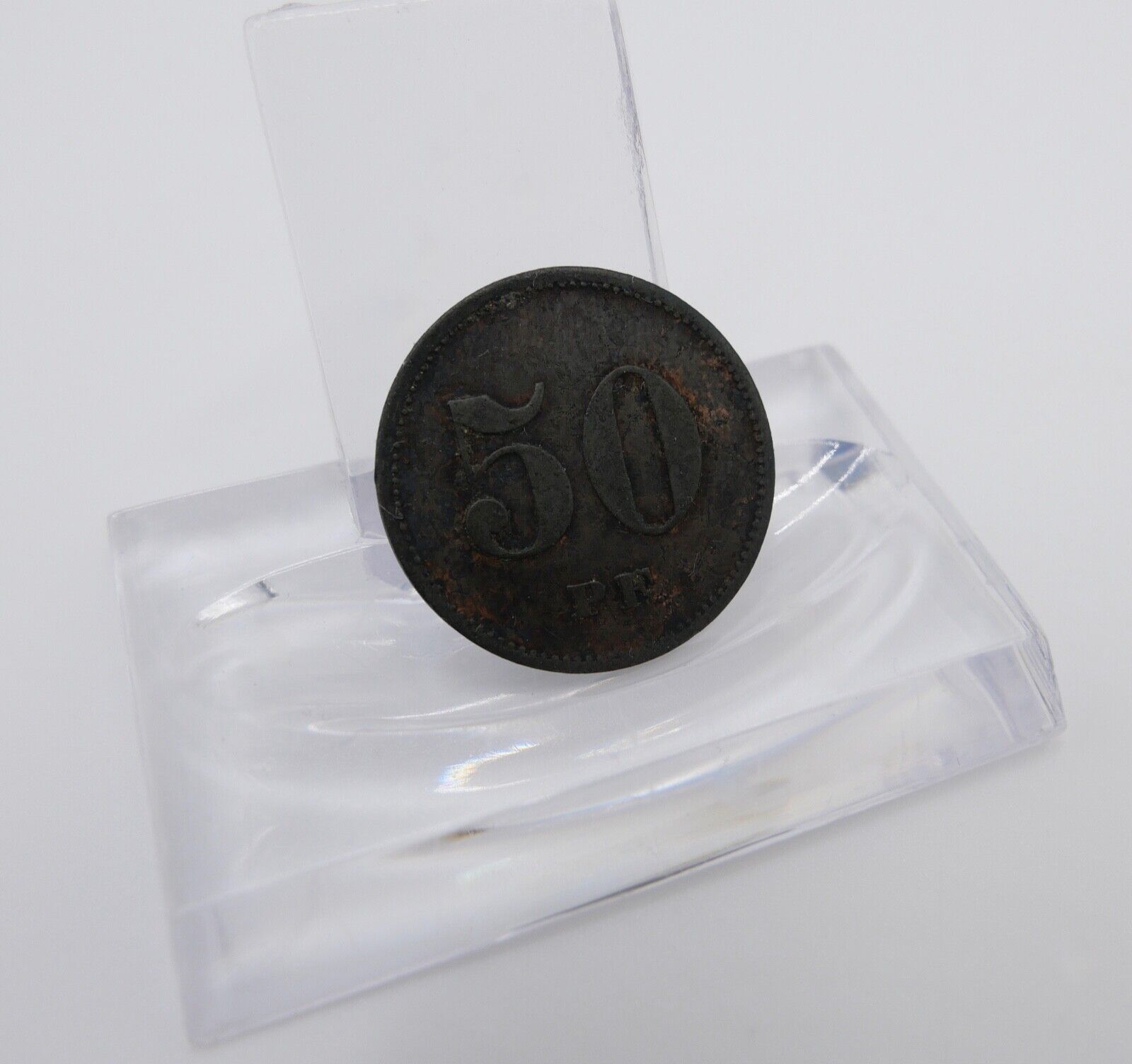 Wertmarke 50 Pfennig Spar- Konsum Verein Schwenningen - Antikhandel-Stuttgart