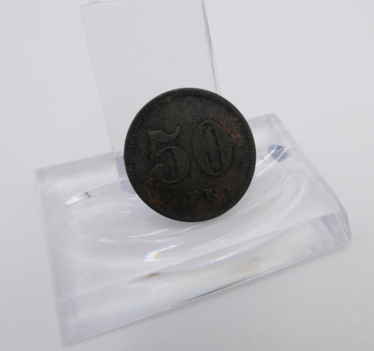 Wertmarke 50 Pfennig Spar- Konsum Verein Schwenningen - Antikhandel-Stuttgart