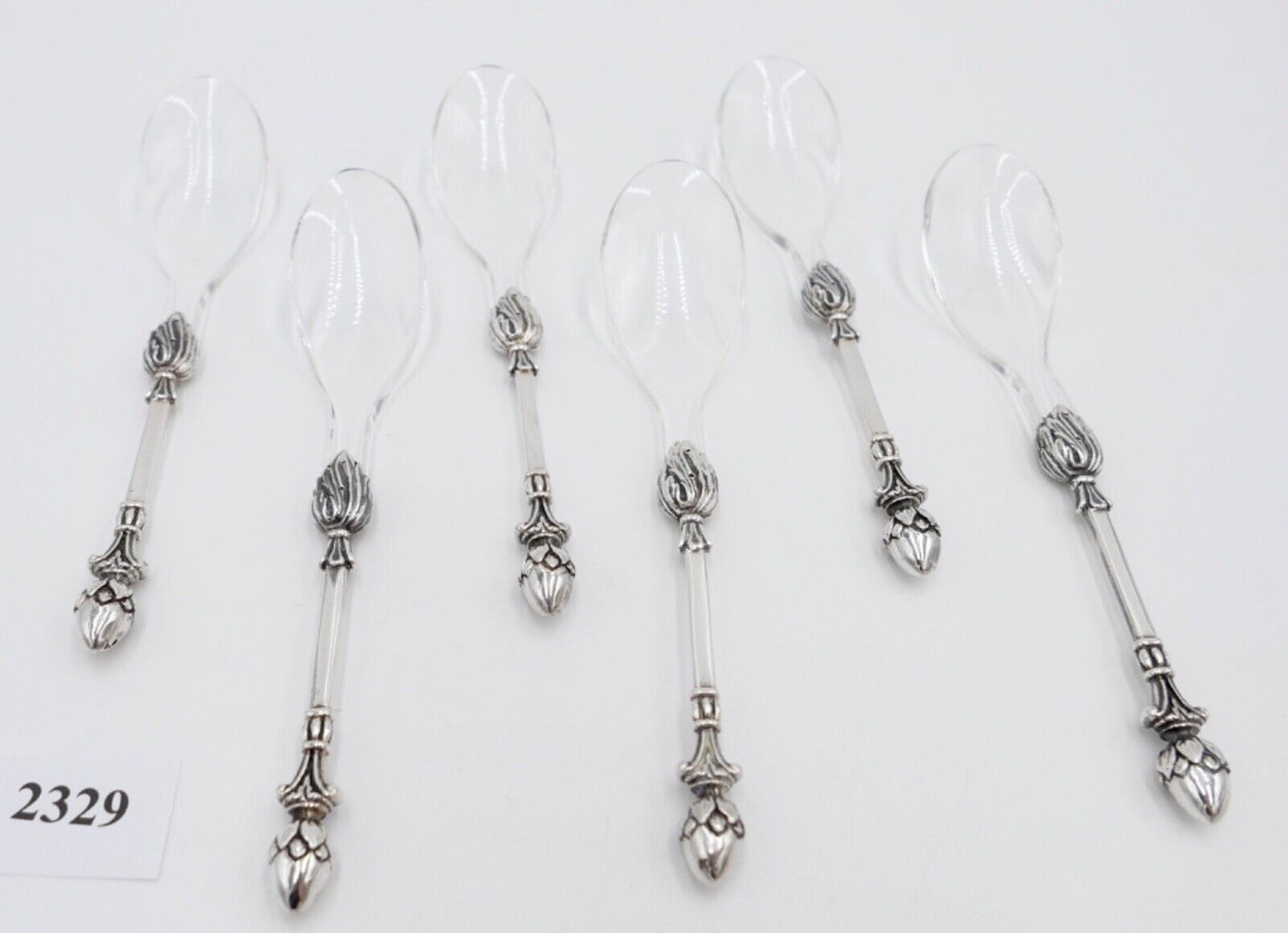 NEUwertig Christoph Widmann CW 90 CLASSSIC Eierlöffel Kaviar 6 tlg. versilbert - Antikhandel-Stuttgart