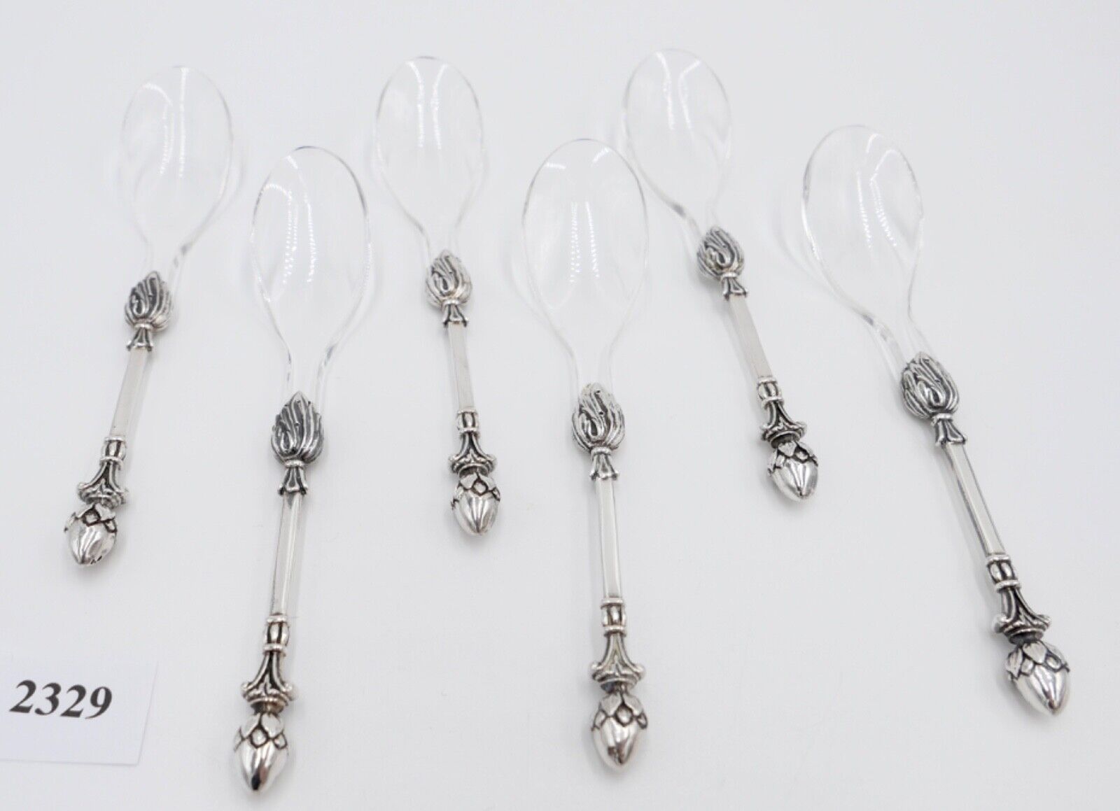 NEUwertig Christoph Widmann CW 90 CLASSSIC Eierlöffel Kaviar 6 tlg. versilbert - Antikhandel-Stuttgart