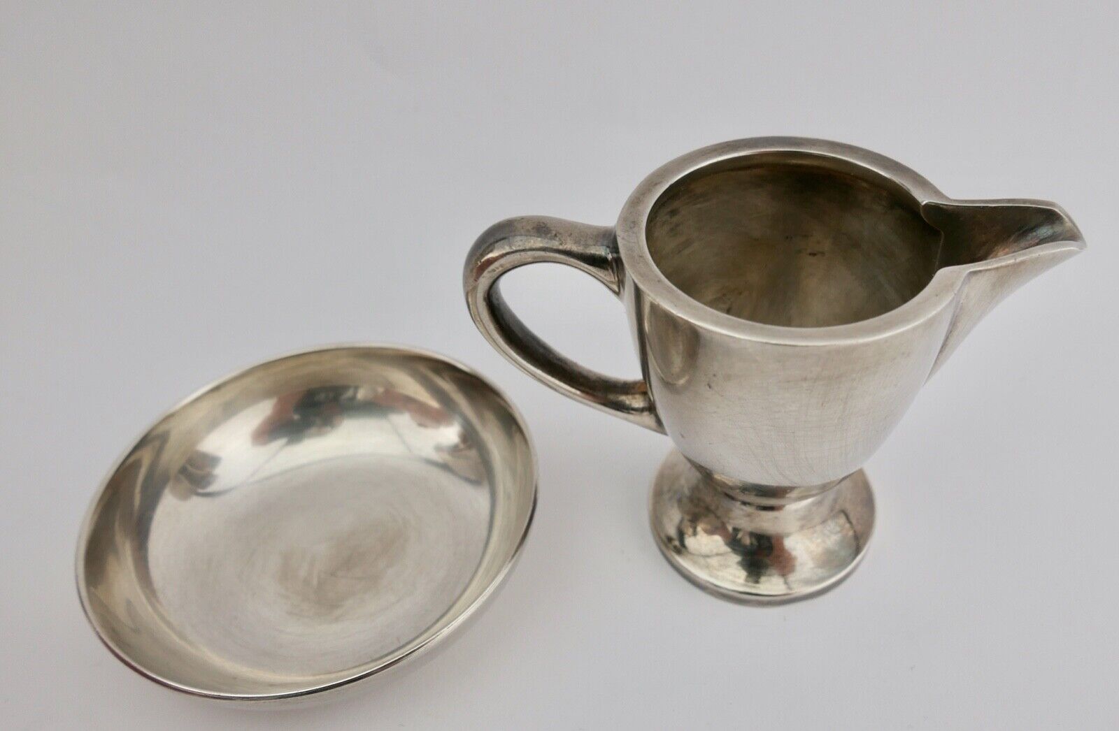 3 Tlg WMF Set Kännchen Schale Kanne Tee Mokka Kaffee NS 1930er 0,3 L 0,03 L - Antikhandel-Stuttgart