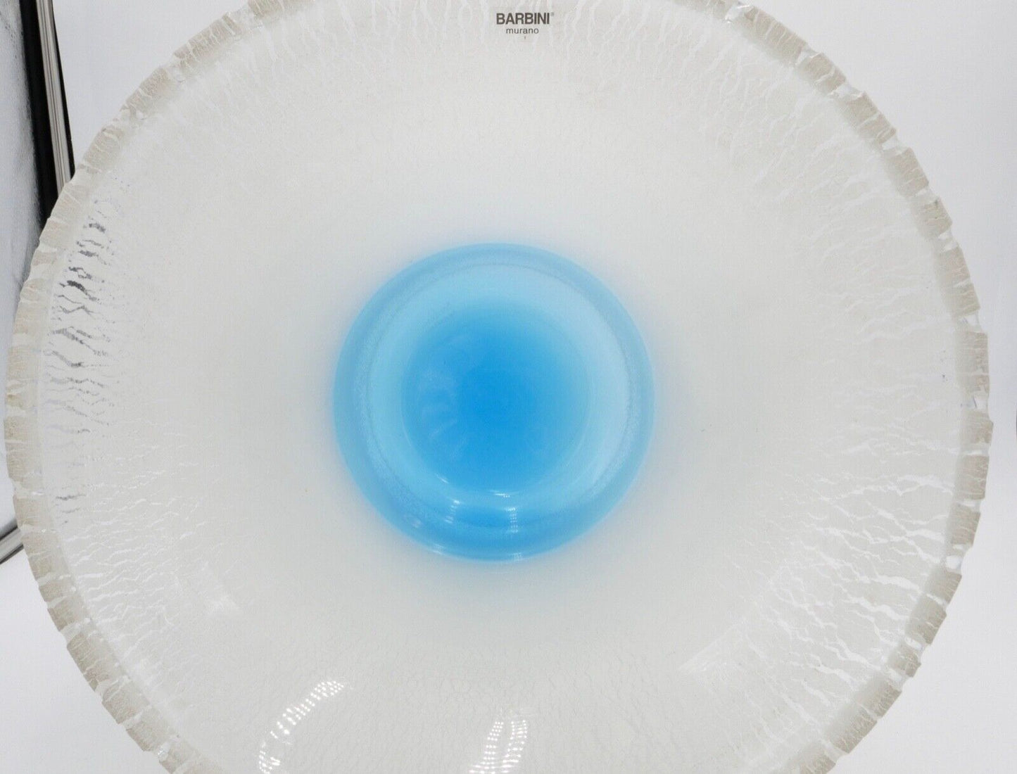 1980er Jahre ALFREDO BARBINI XL 7 Kg Vase Bodenvase signiert Murano Glas - Antikhandel-Stuttgart