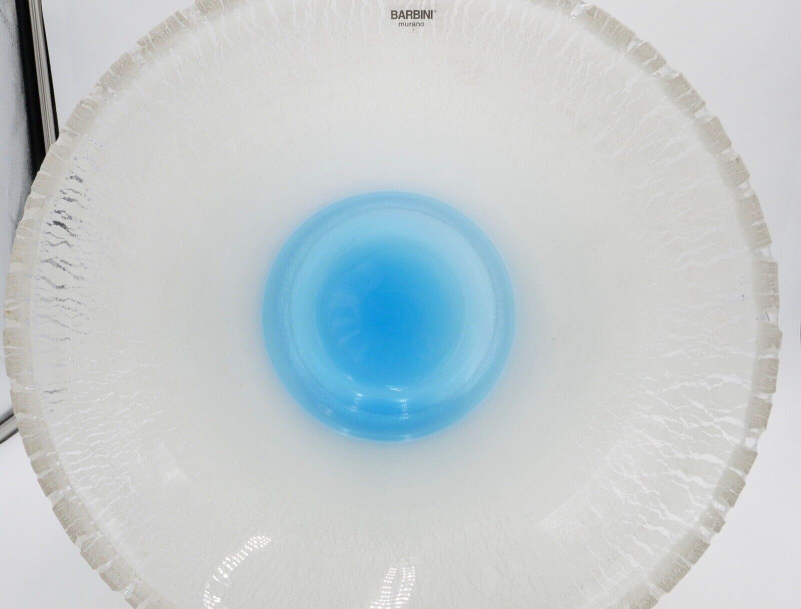 1980er Jahre ALFREDO BARBINI XL 7 Kg Vase Bodenvase signiert Murano Glas - Antikhandel-Stuttgart