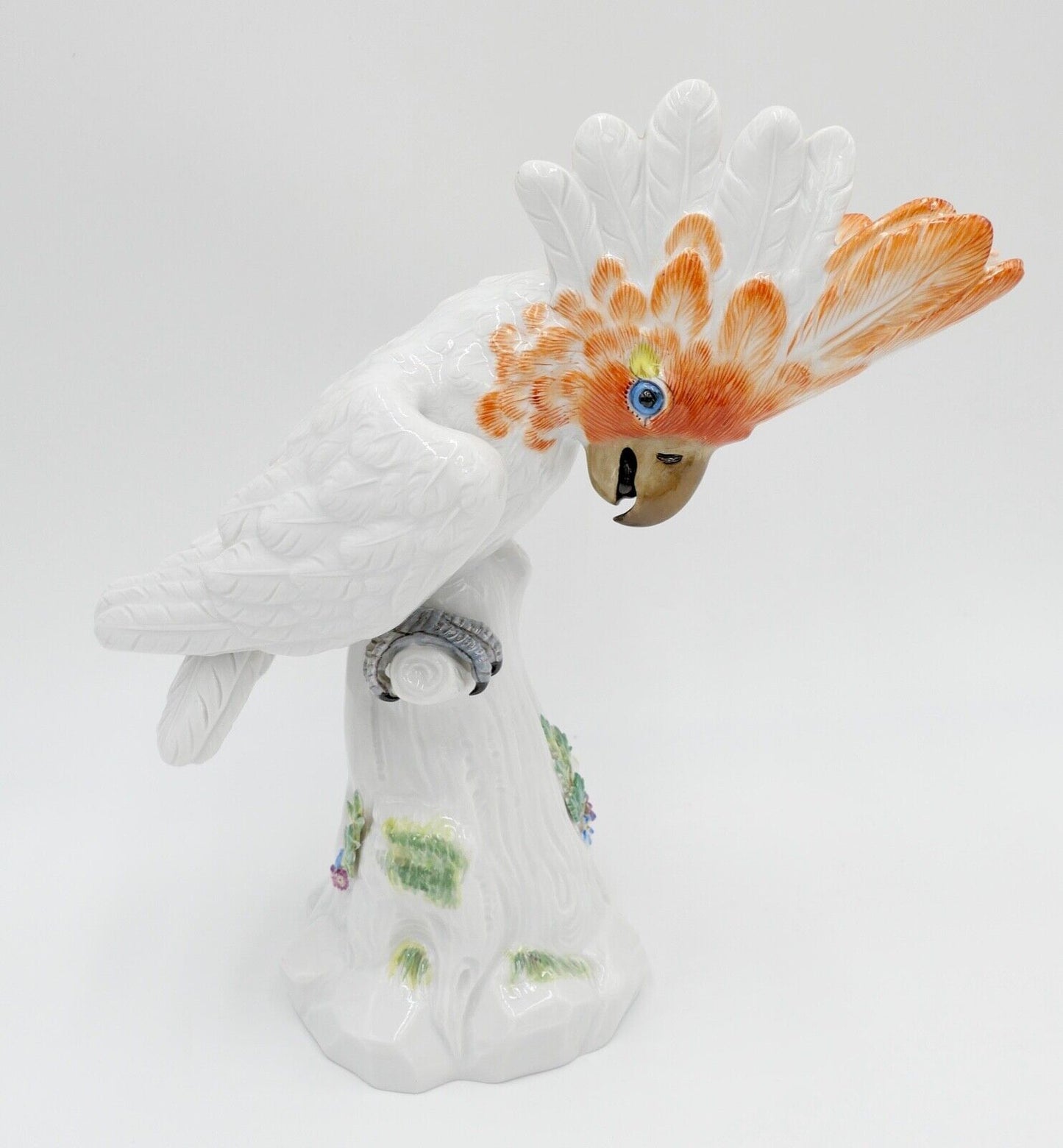 Meissen Porzellanfigur KAKADU Nr. 77034 handbemalt staffiert - Antikhandel-Stuttgart