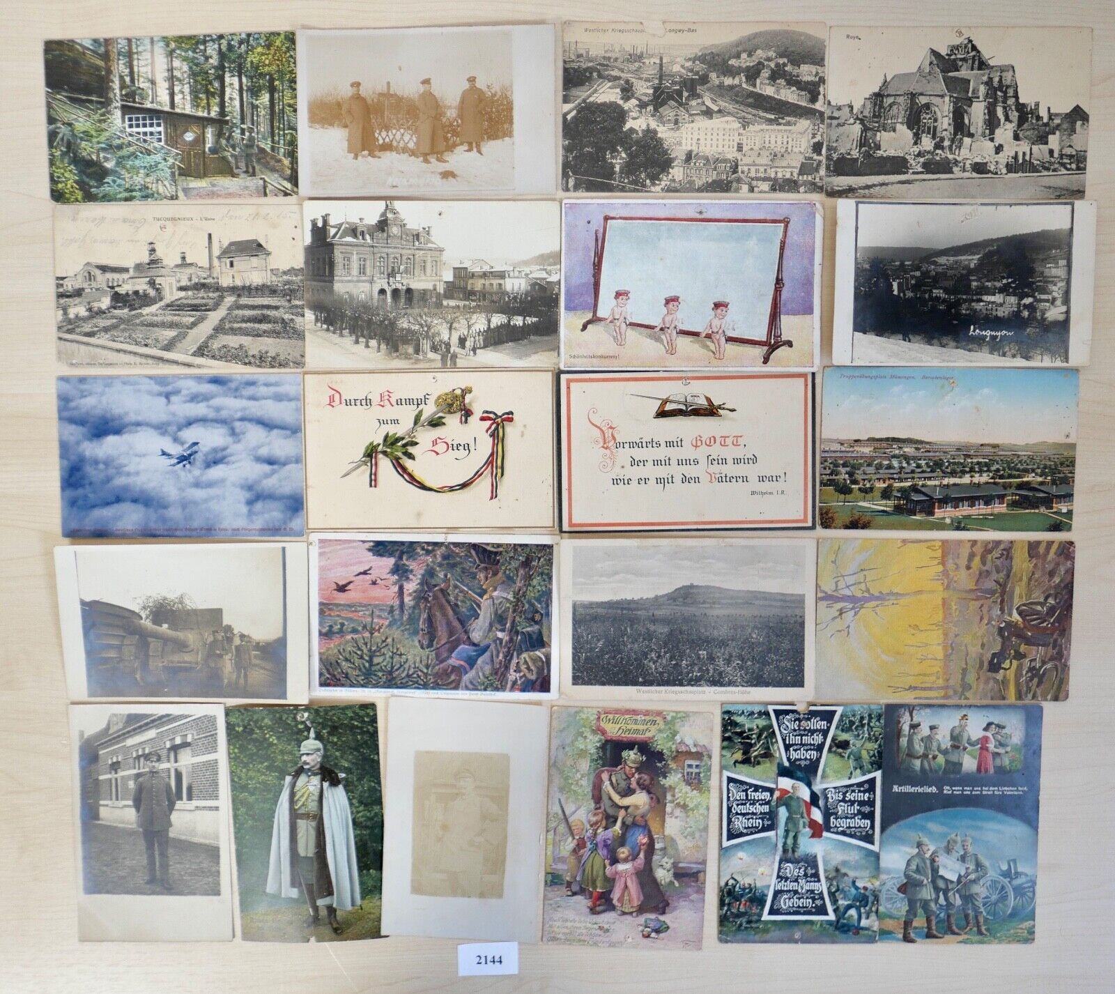 antike Ansichtskarten Postkarten Soldatenbrief Feldpost 1. WK deutsches Reich - Antikhandel-Stuttgart