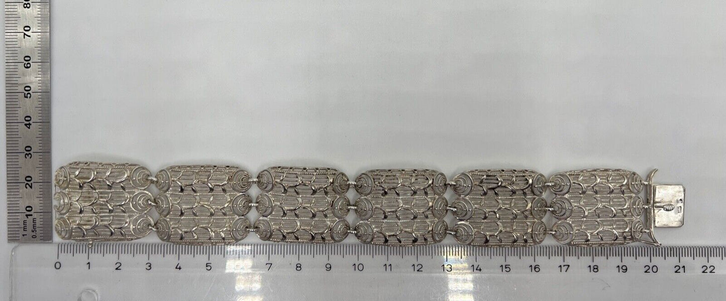 vintage Armband Silber 800 NW Gliederarmband Glieder 32 gr - Antikhandel-Stuttgart