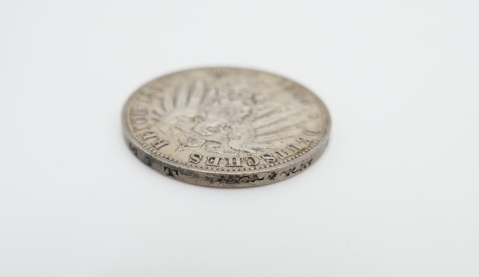 3 Mark 1909 E Jäger J.135 VZ-STG Sachsen Friedrich August III. - Antikhandel-Stuttgart