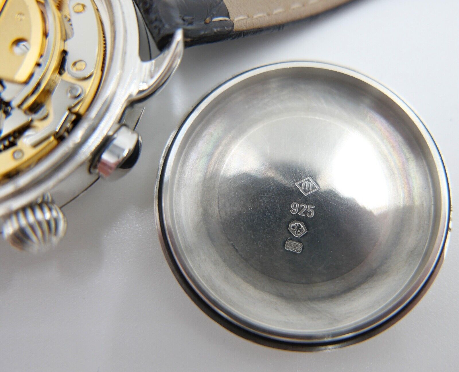 Philippe DuBois & Fils Chronograph 1910 Musee Edition 38 925 Silber Cal. ETA7751 - Antikhandel-Stuttgart