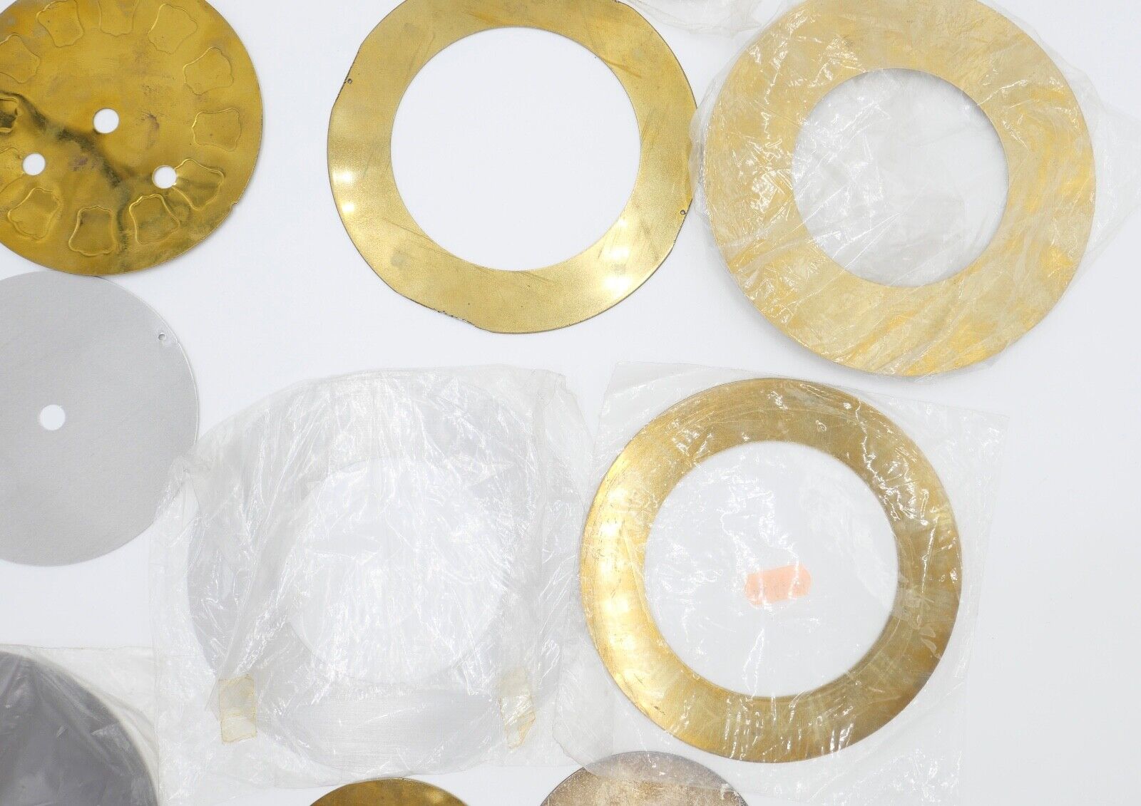 NEU Posten Uhrmacherauflösung Zifferblatt Ersatzteile Aluminium Messing Kaminuhr - Antikhandel-Stuttgart