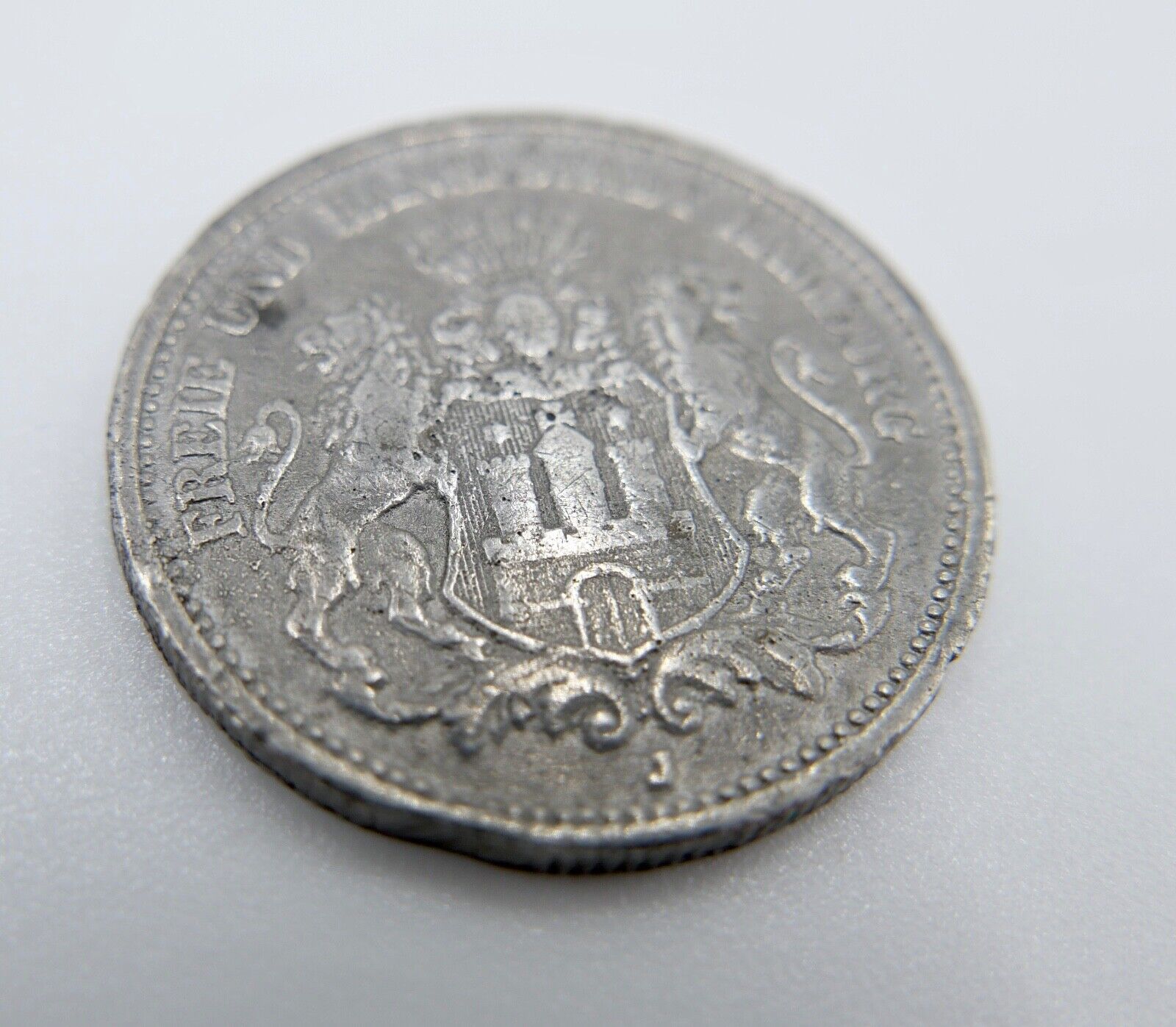 2 Mark Jäger J.61 HAMBURG 1880 J STADTWAPPEN s-ss - Antikhandel-Stuttgart