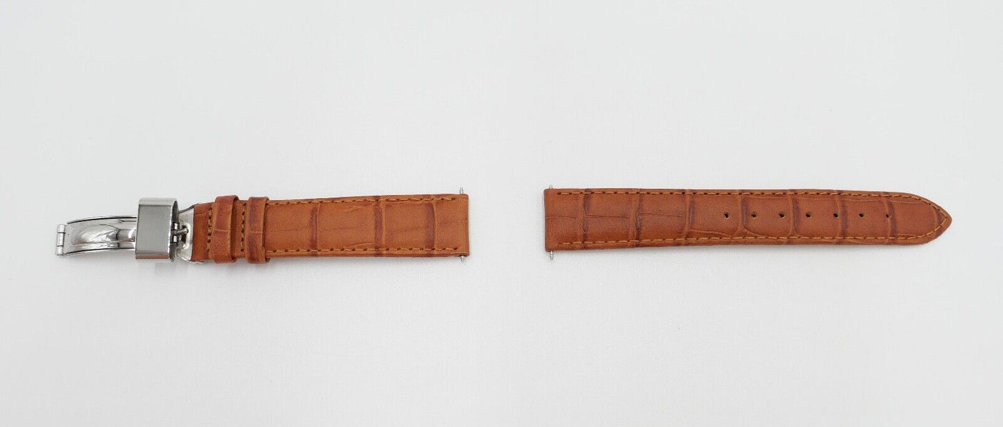 NEU NEUwertig Uhrenband für Mercedes Benz 18mm Faltschließe Leder - Antikhandel-Stuttgart