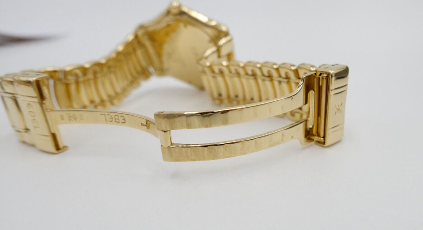 EBEL 1911 Herren Damen Unisex Uhr 750 18K Vollgold 139,9 Gramm Ø 35mm Ref 887902 - Antikhandel-Stuttgart