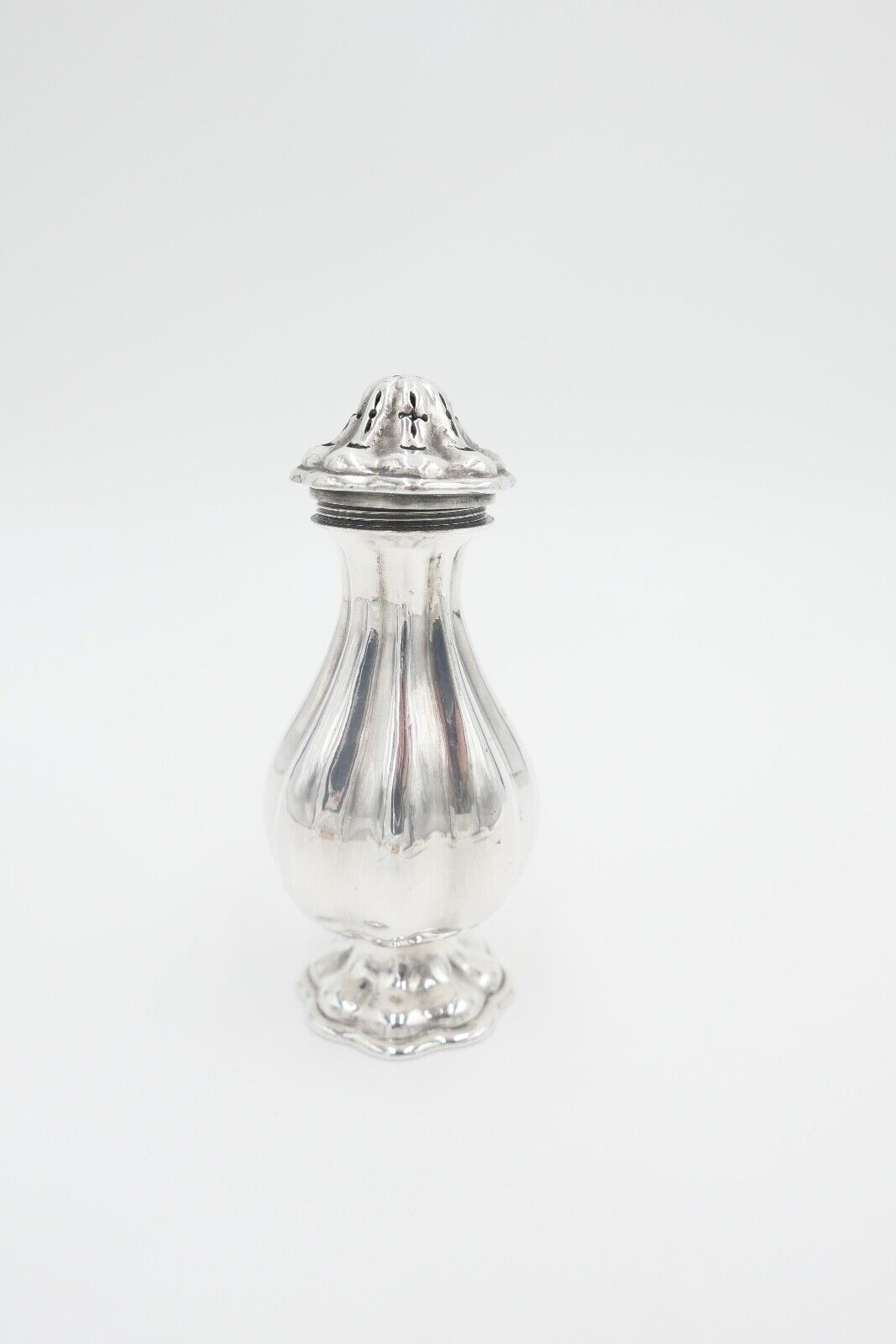 BMF / Berndorf 1870 - 1880 Alpacca Silber Salzstreuer Pfefferstreuer - Antikhandel-Stuttgart