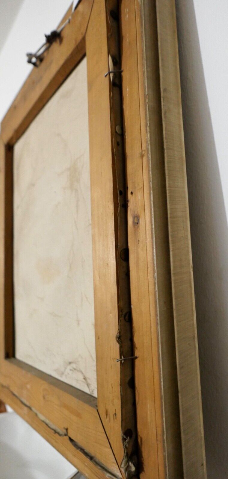 Ölgemälde 60x55 cm signiert Landschaft BAUM FELD Heuhügel - Antikhandel-Stuttgart