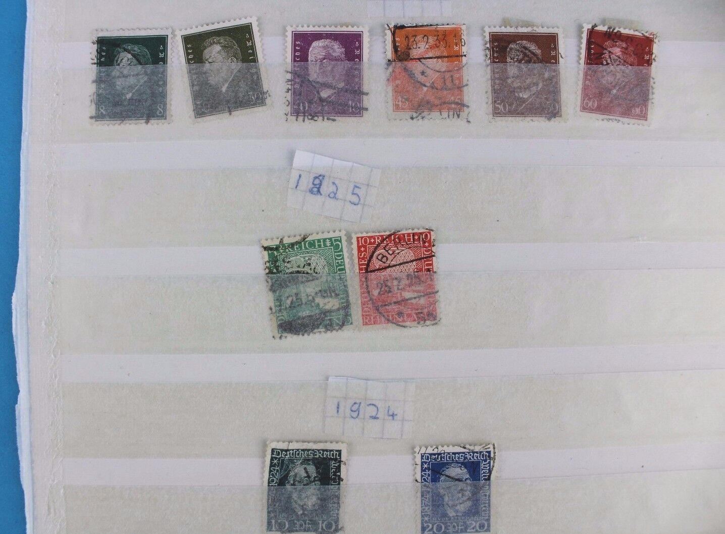 Deutsches Reich stamp Briefmarke WW2 WK2 Hindenburg 1924-1932 Michel Mi lot - Antikhandel-Stuttgart