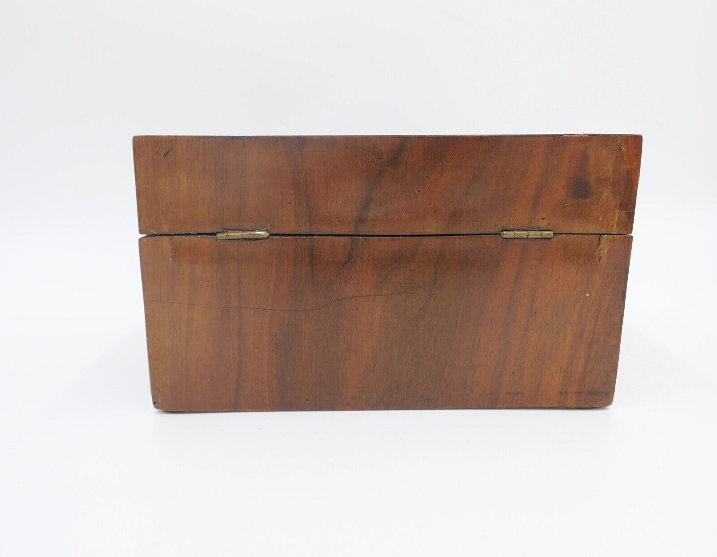 Mitte 19. Jh antike Schatulle Mahagoni 25x16x14 cm Holzkästchen Schmuckschatulle - Antikhandel-Stuttgart