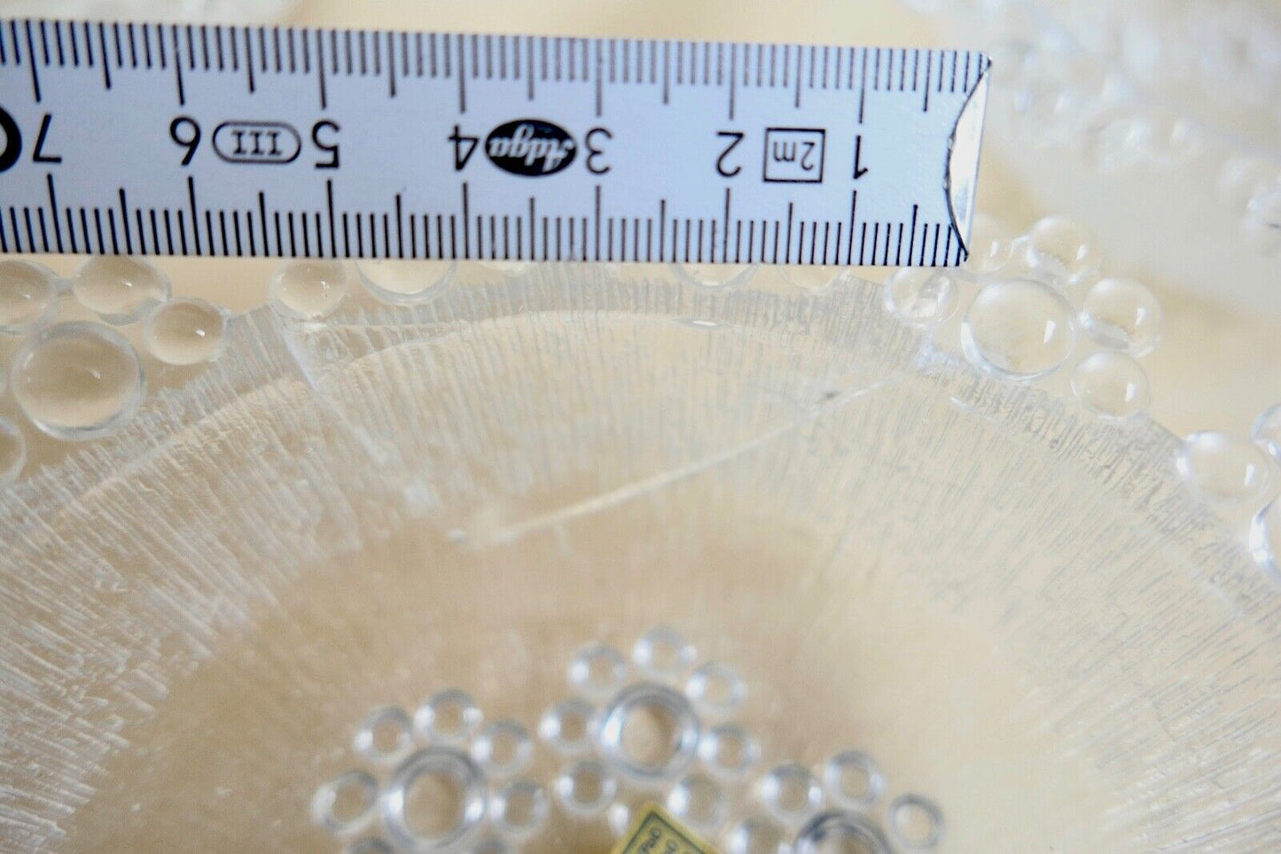 Großes BEYER Bleikristall Set Service Schalen Platte Perlen Motiv 20 Teile - Antikhandel-Stuttgart